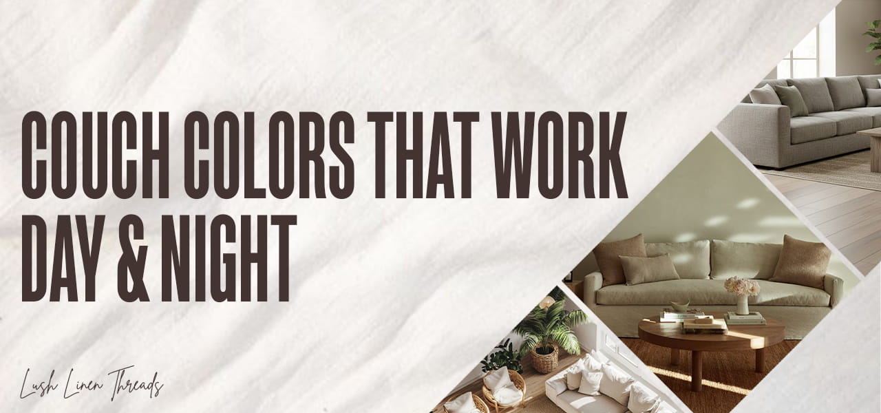 How to Pick a Couch Color That Looks Right Day and Night