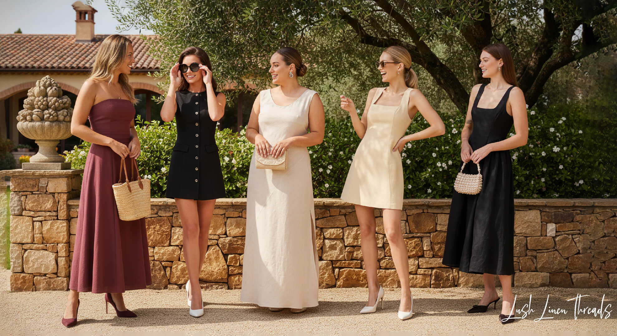 Linen Dresses - LushLinenThreads