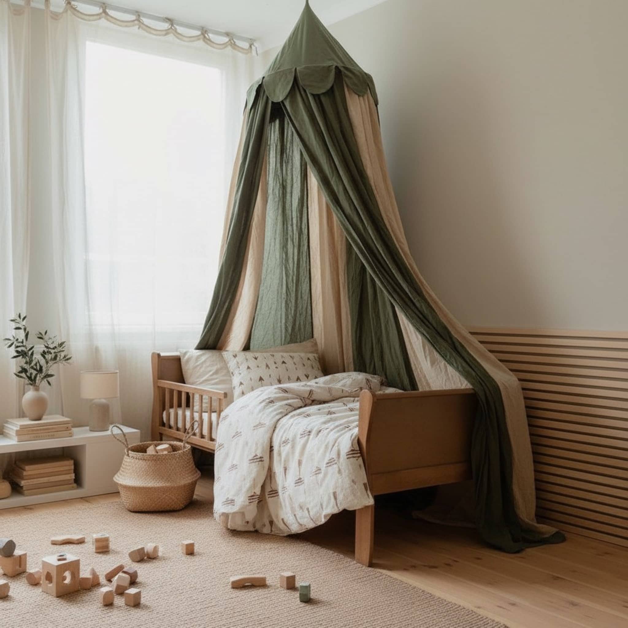 Bed Canopy Linen, Circus Linen Canopy