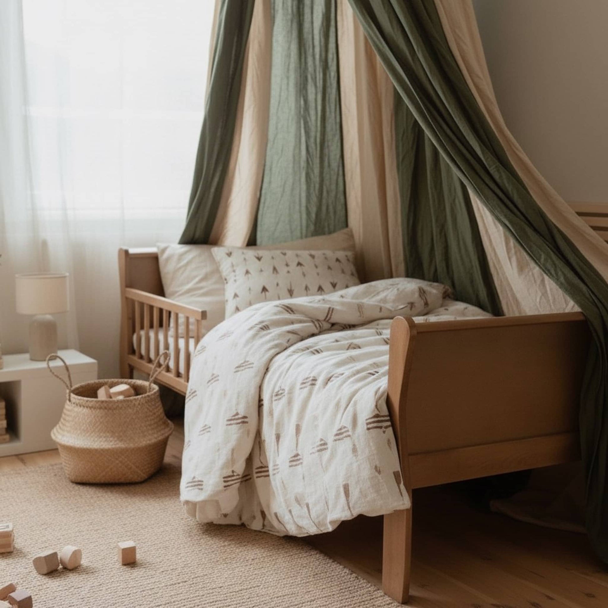 Bed Canopy Linen, Circus Linen Canopy