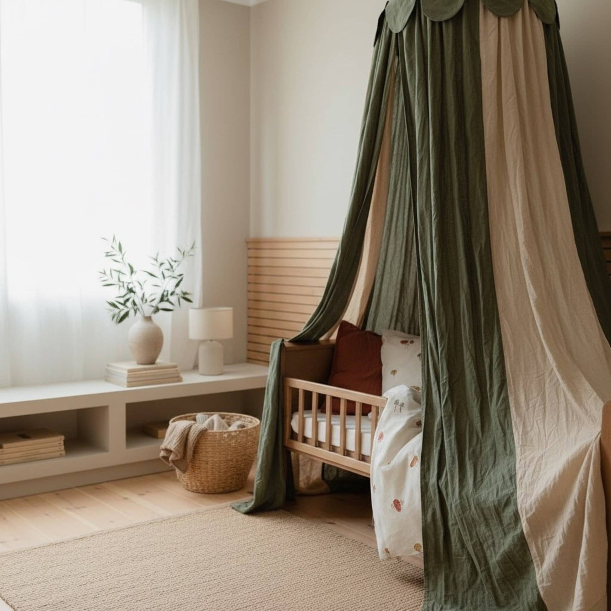 Bed Canopy Linen, Circus Linen Canopy