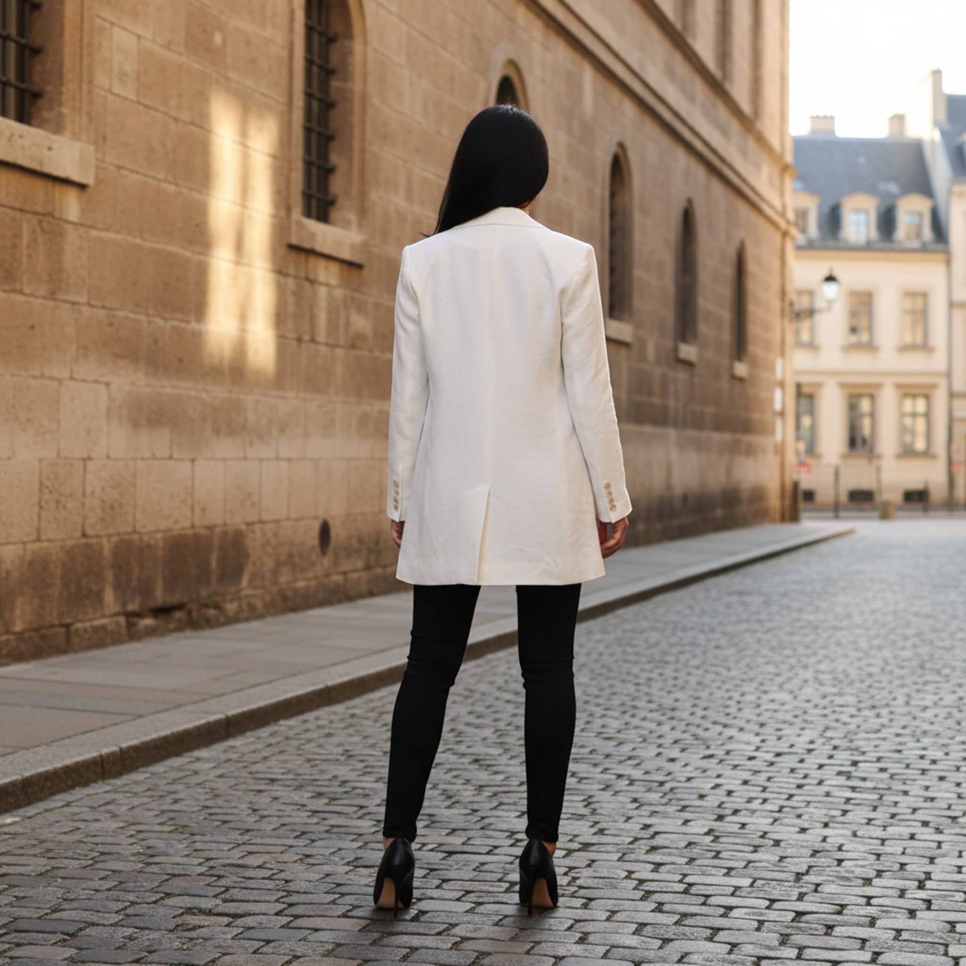Double Breasted Linen Blazer, Linen Blazer Women