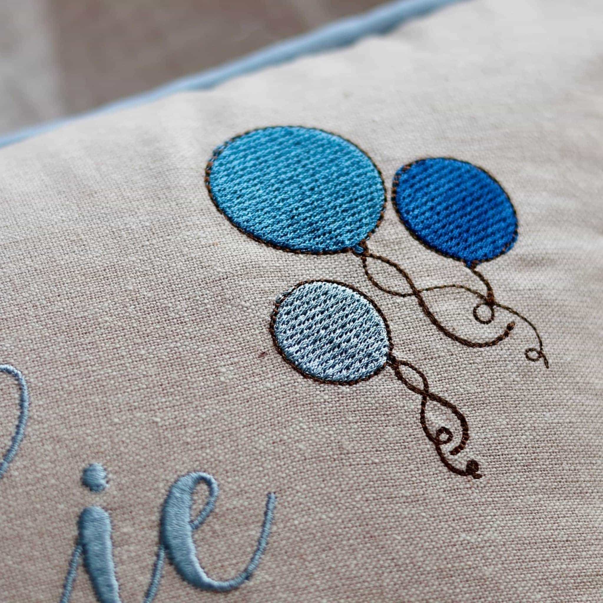 Embroidered Linen Pillowcase, Linen Pillow Case Covers