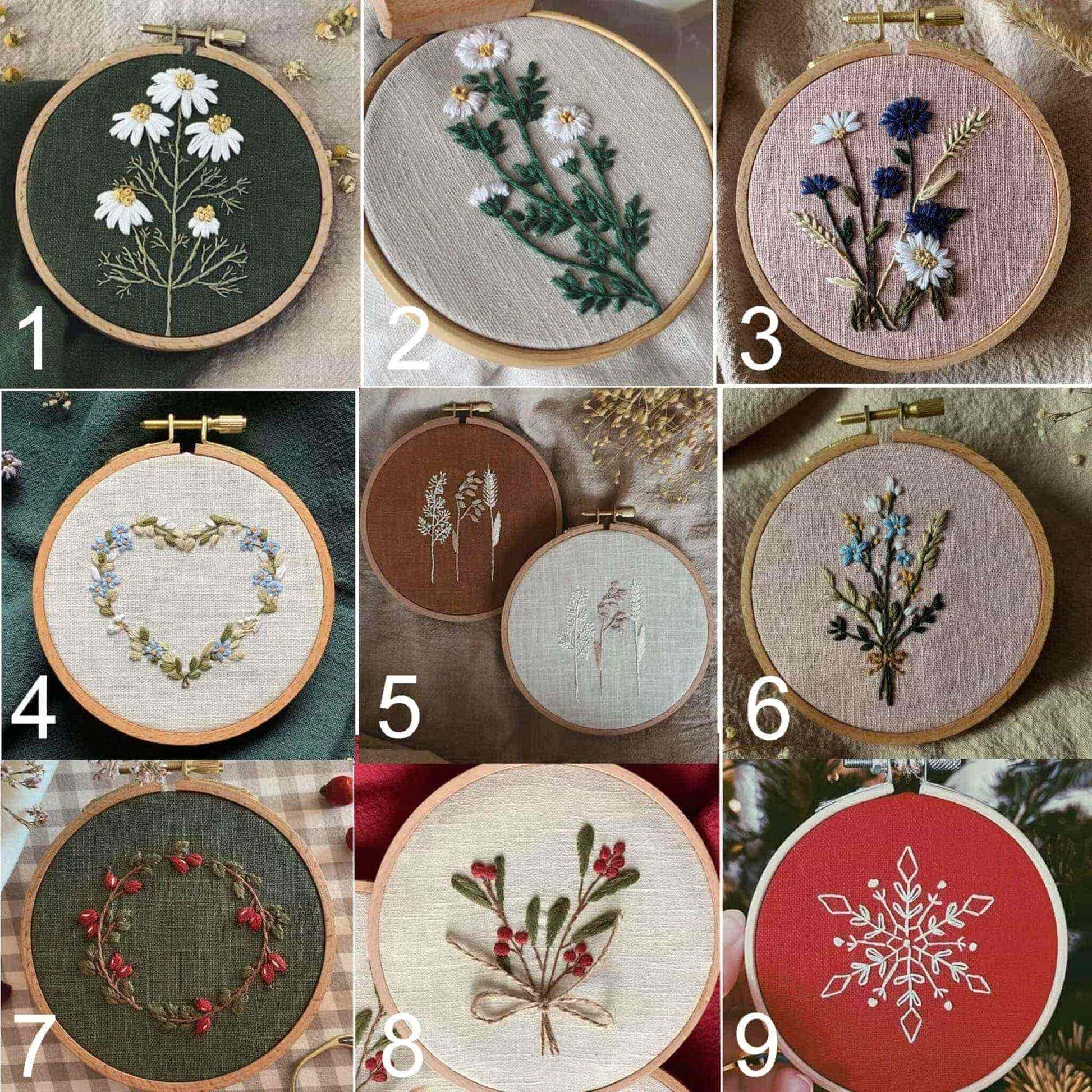 Embroidery Linen Apron, Cross Back Linen Apron