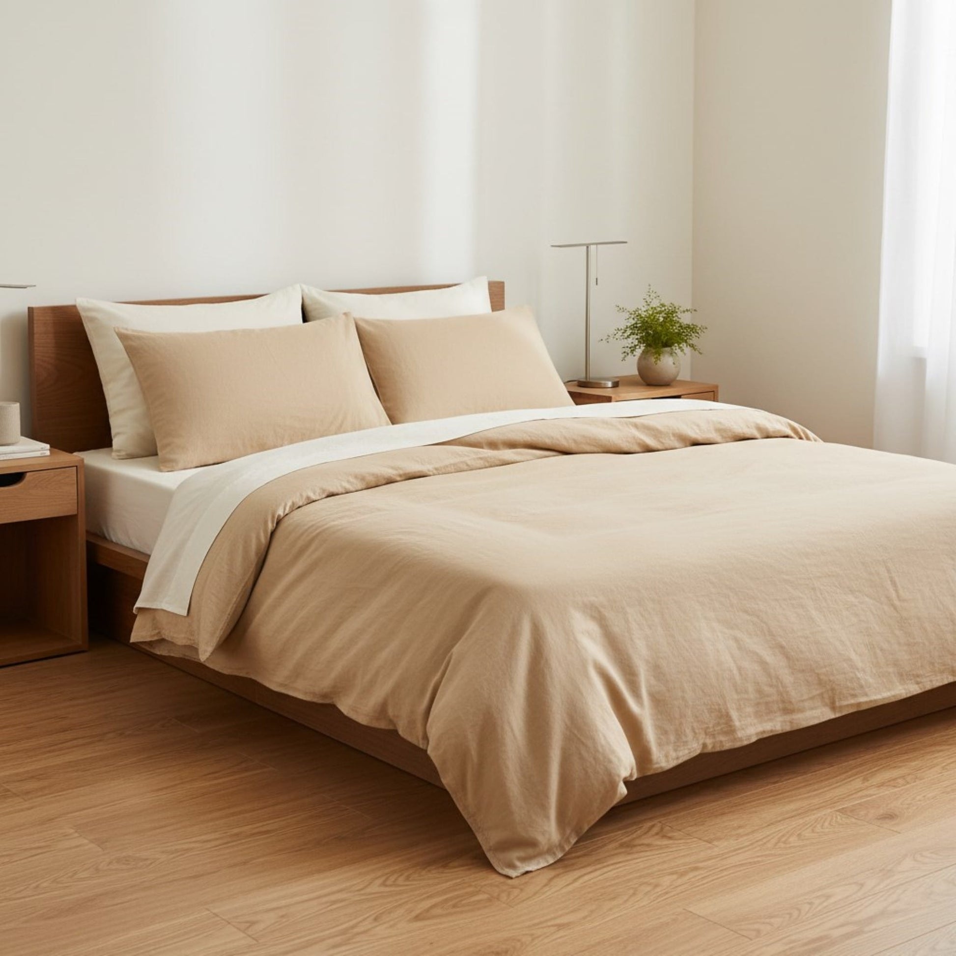 Green Linen Duvet Cover, Duvet Cover Linen