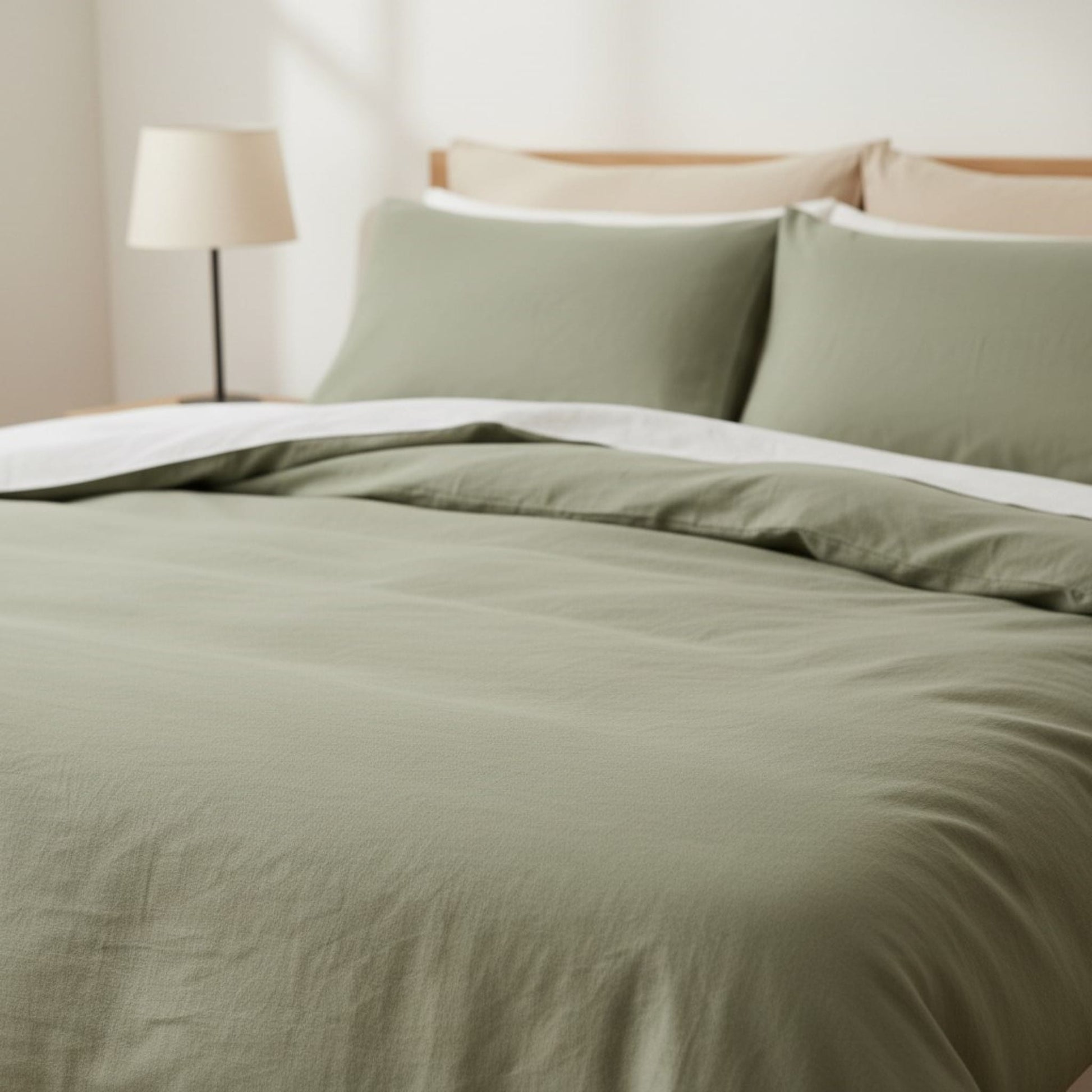 Green Linen Duvet Cover, Duvet Cover Linen