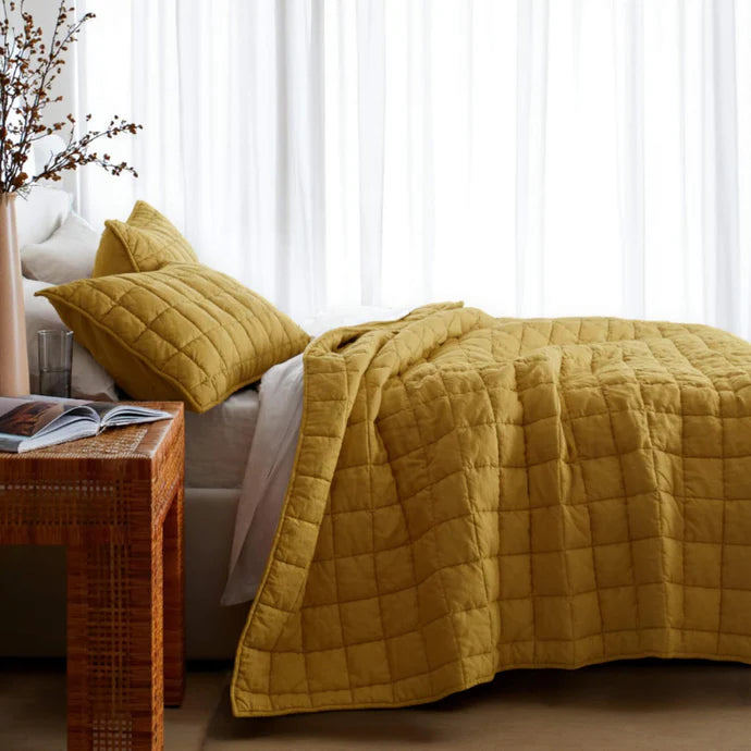 Home Linen Quilt, Linen Comforter Blanket