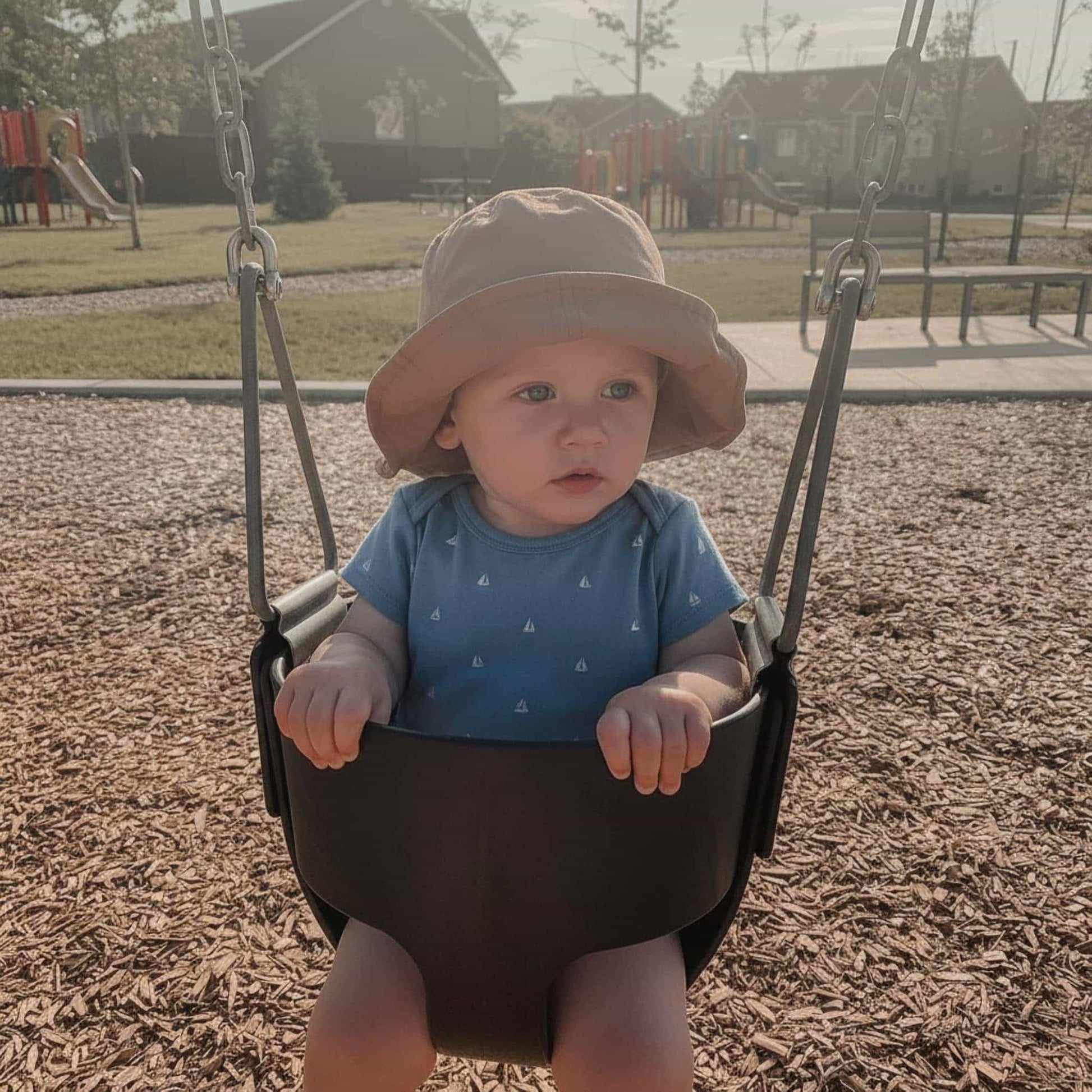 Linen Baby Bucket Hat, Baby Summer Hat