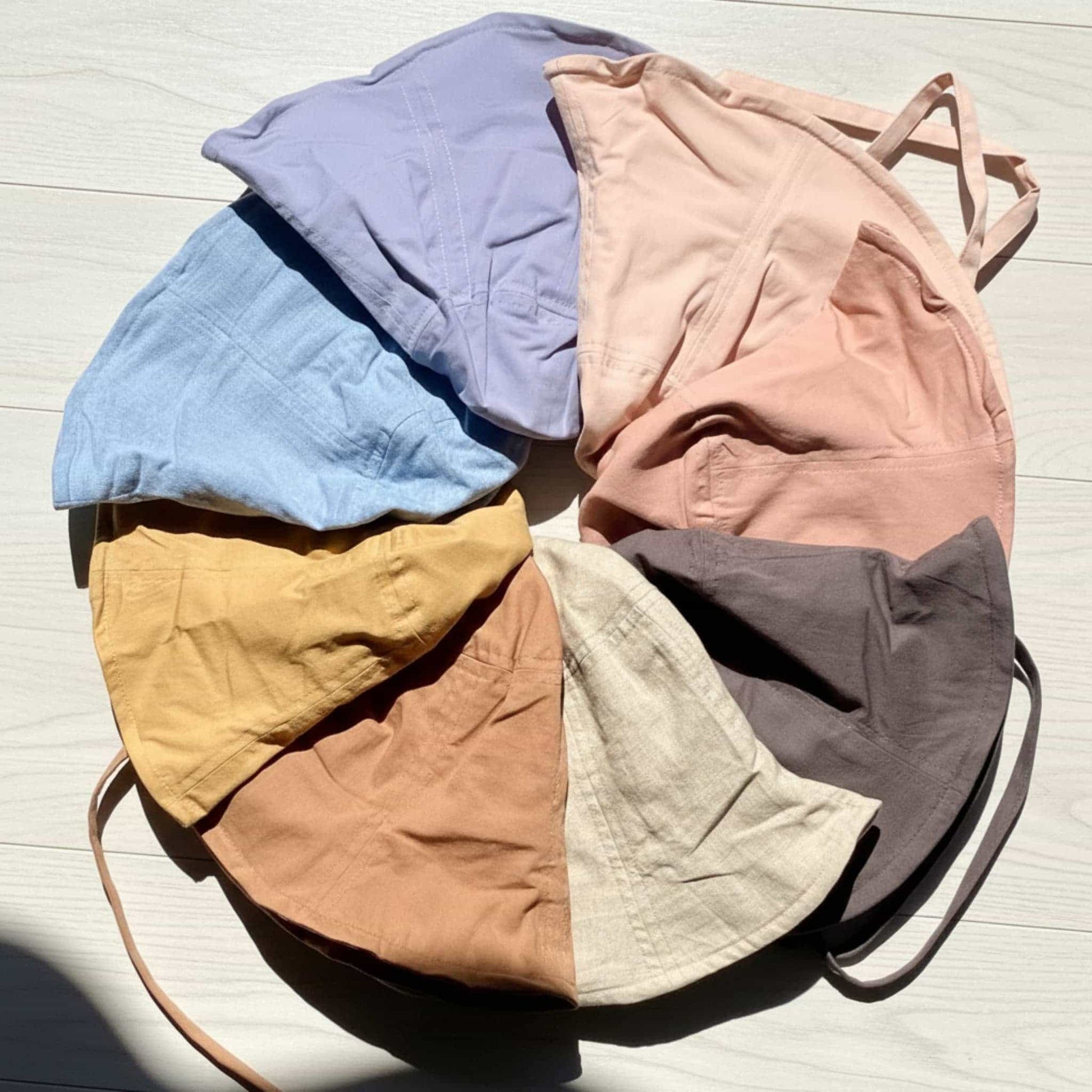 Linen Baby Bucket Hat, Baby Summer Hat