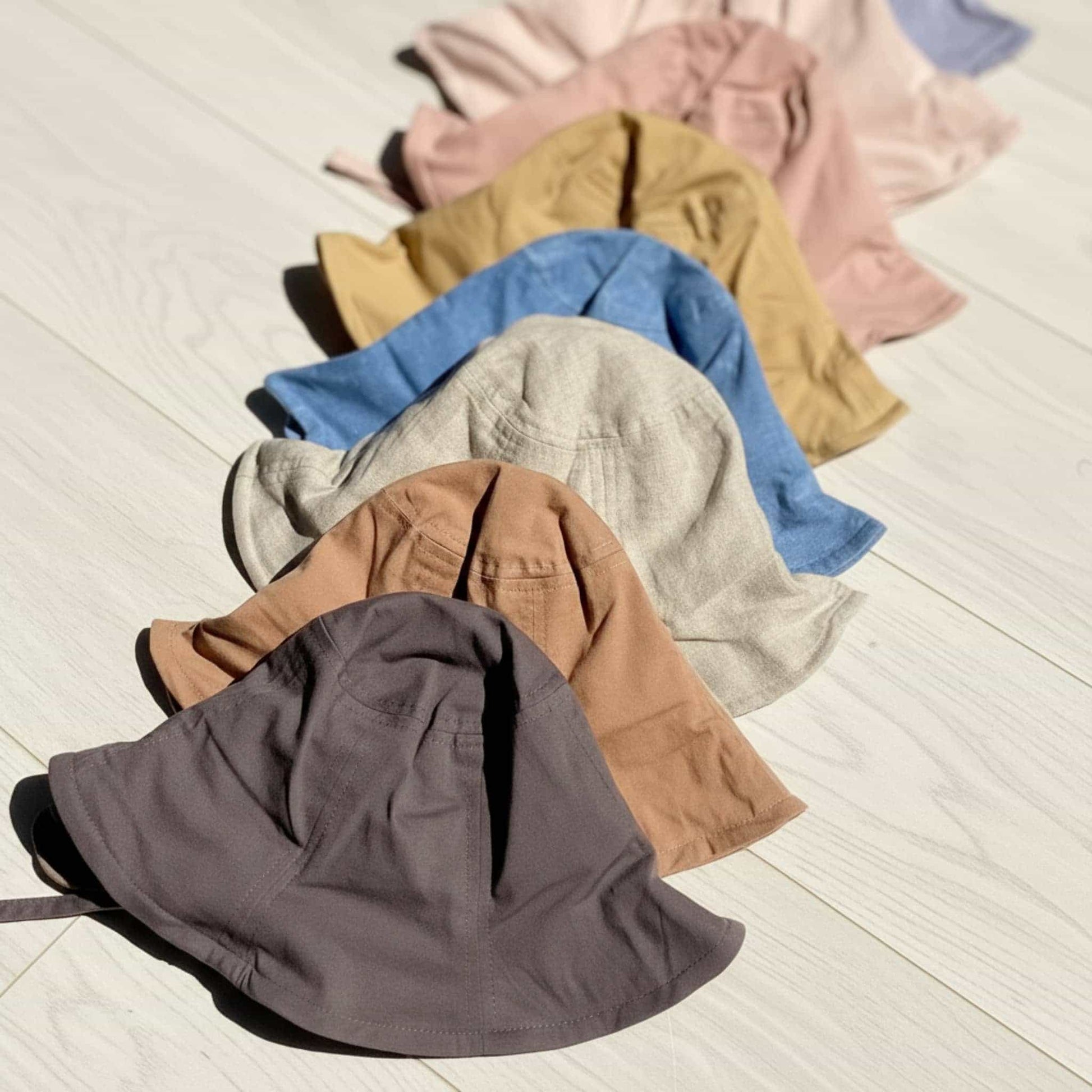 Linen Baby Bucket Hat, Baby Summer Hat