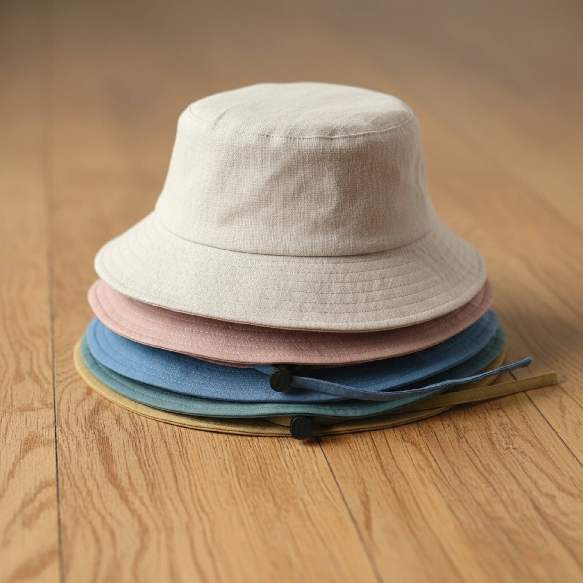 Linen Baby Bucket Hat, Baby Sun Hats