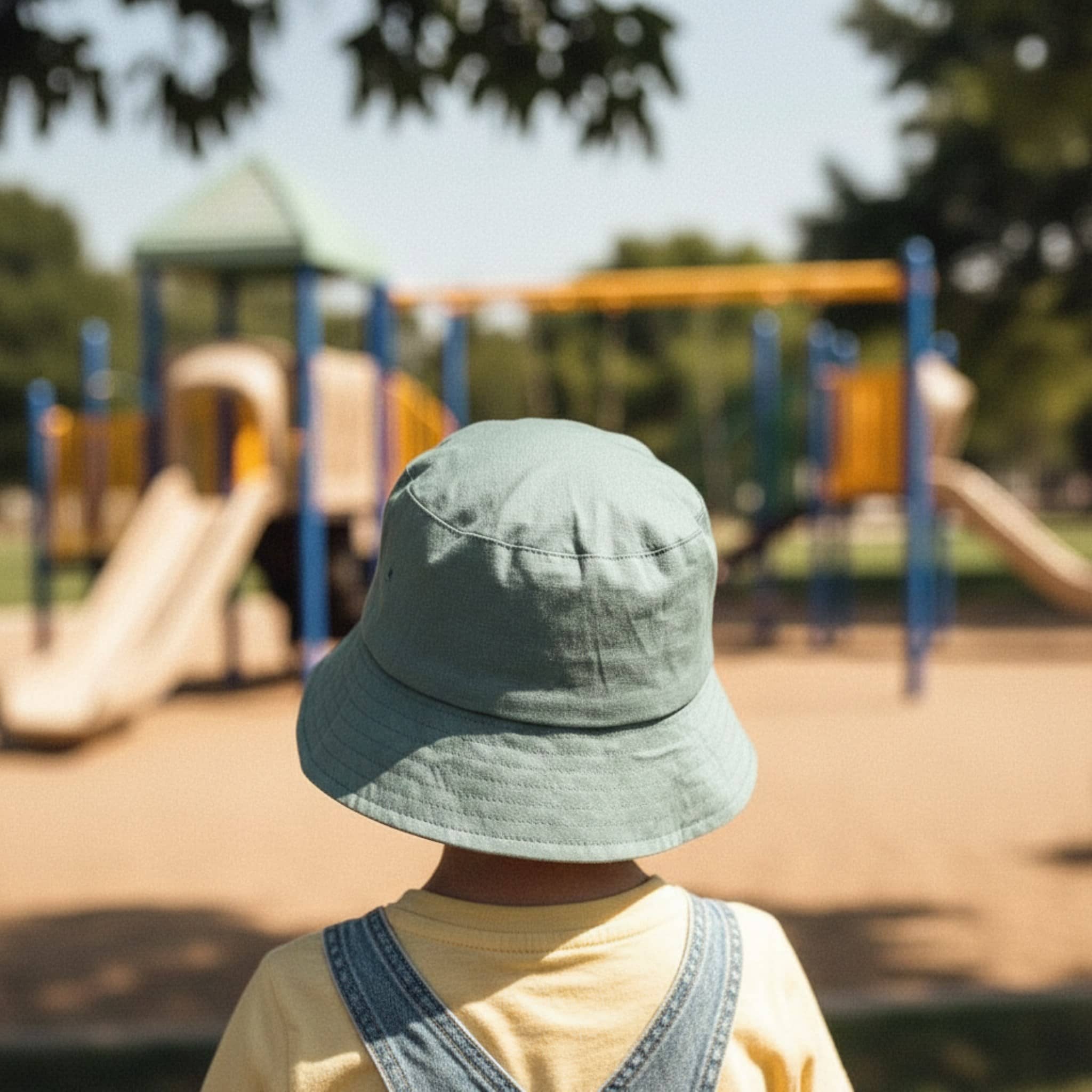 Linen Baby Bucket Hat, Baby Sun Hats