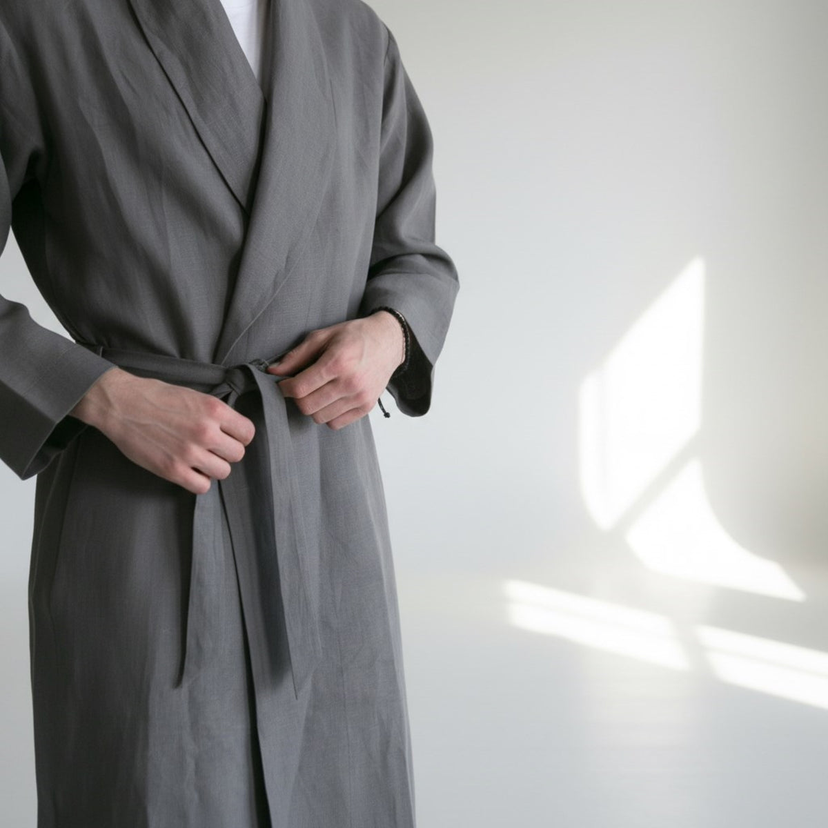 Linen Bath Robe, Linen Robes For Men