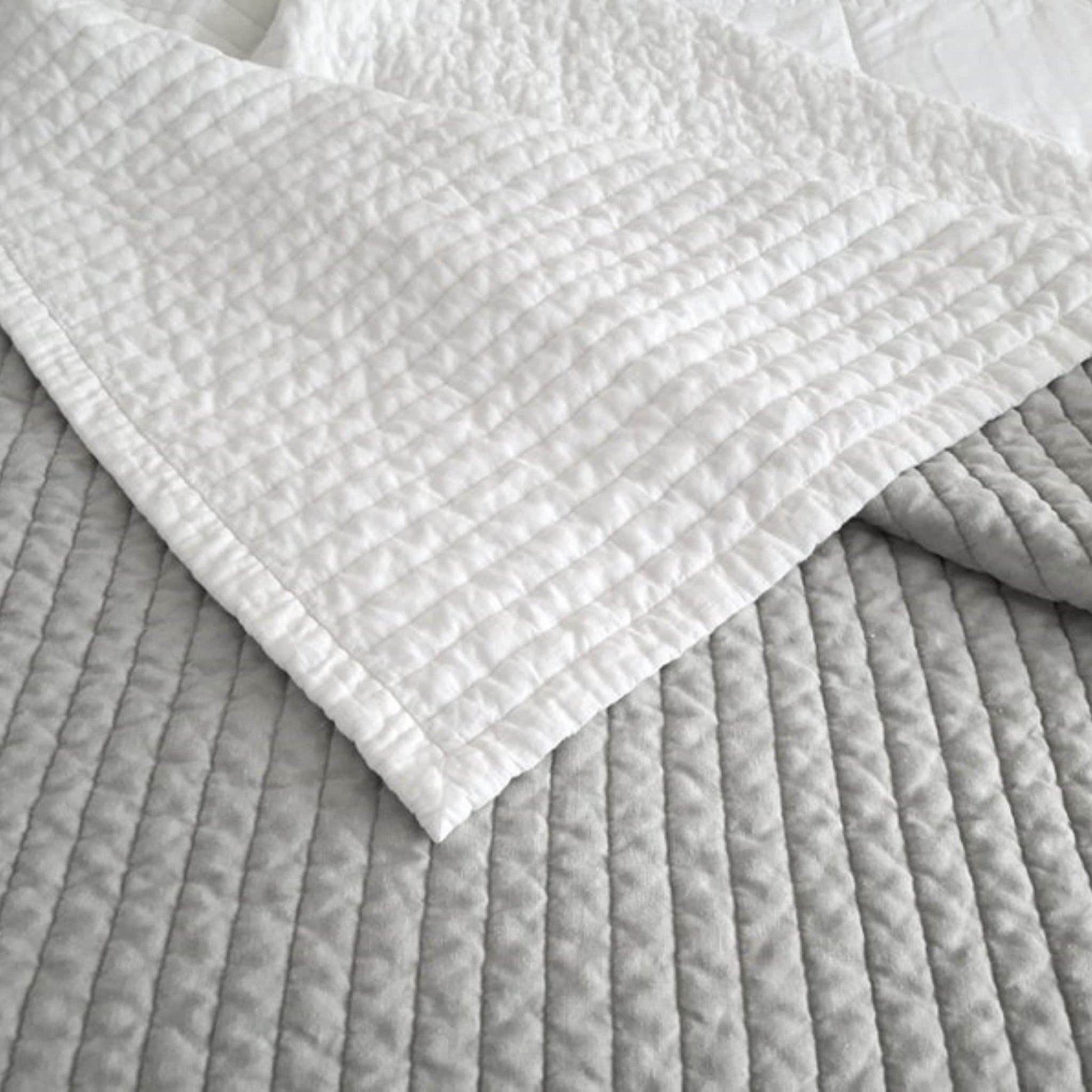 Linen Bed Blanket, Linen Bedspread Quilt