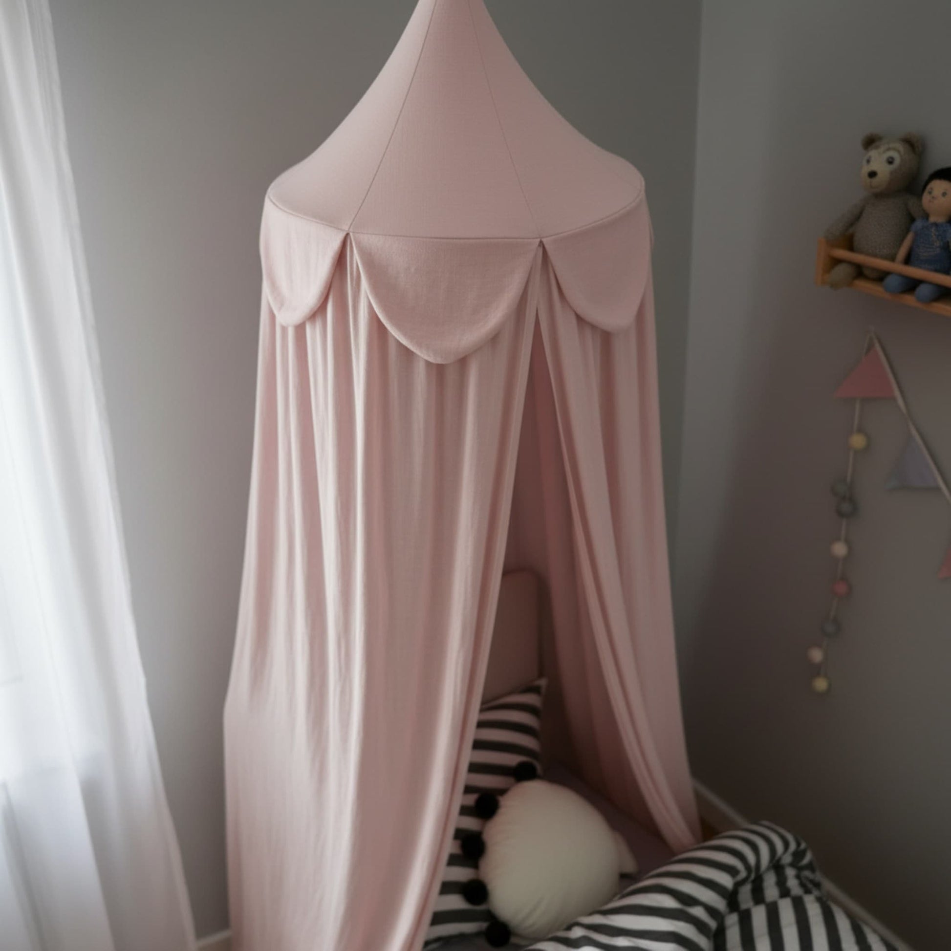 Linen Bed Canopy, Circus Hanging Bed Canopy​