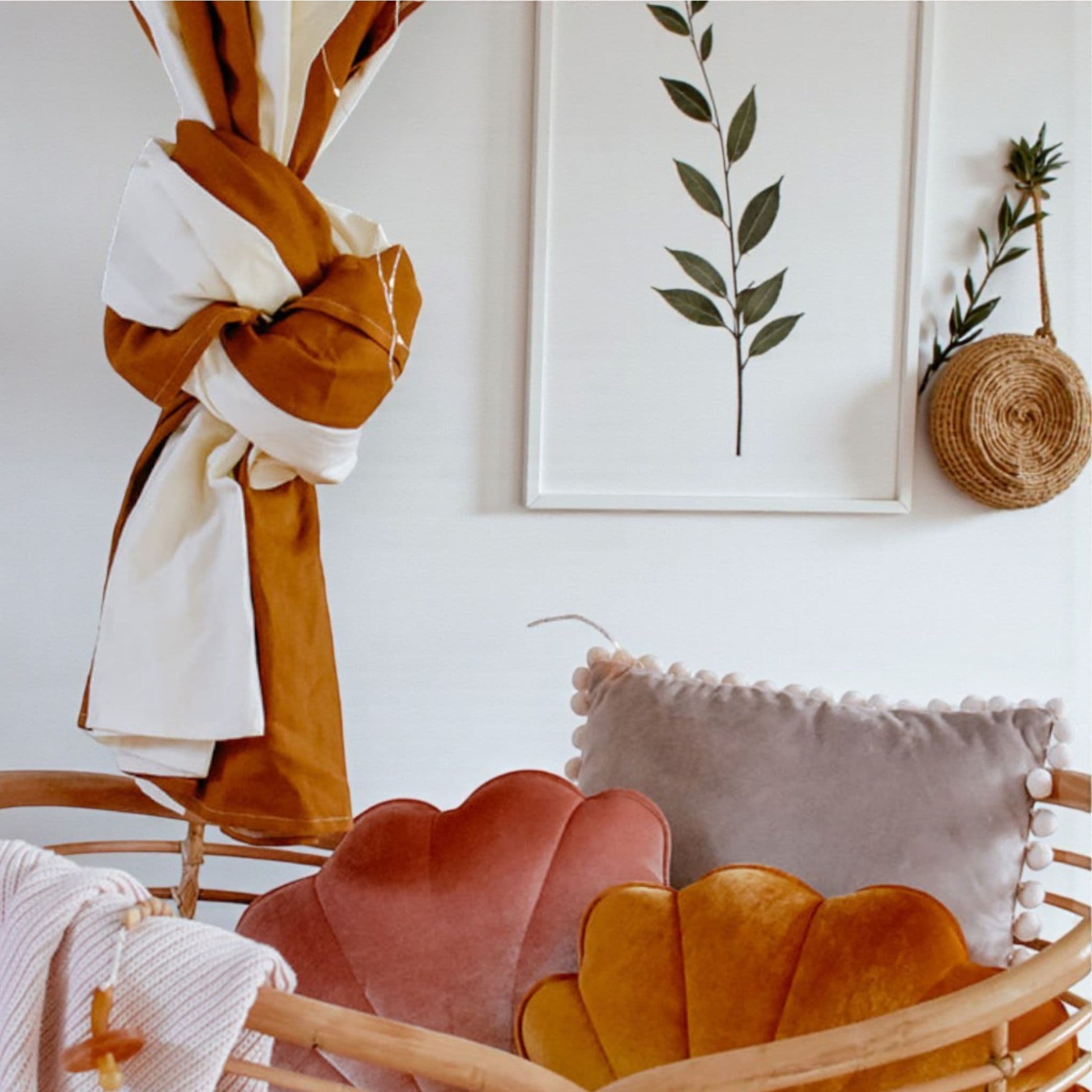 Linen Bed Canopy, Circus Linen Canopy