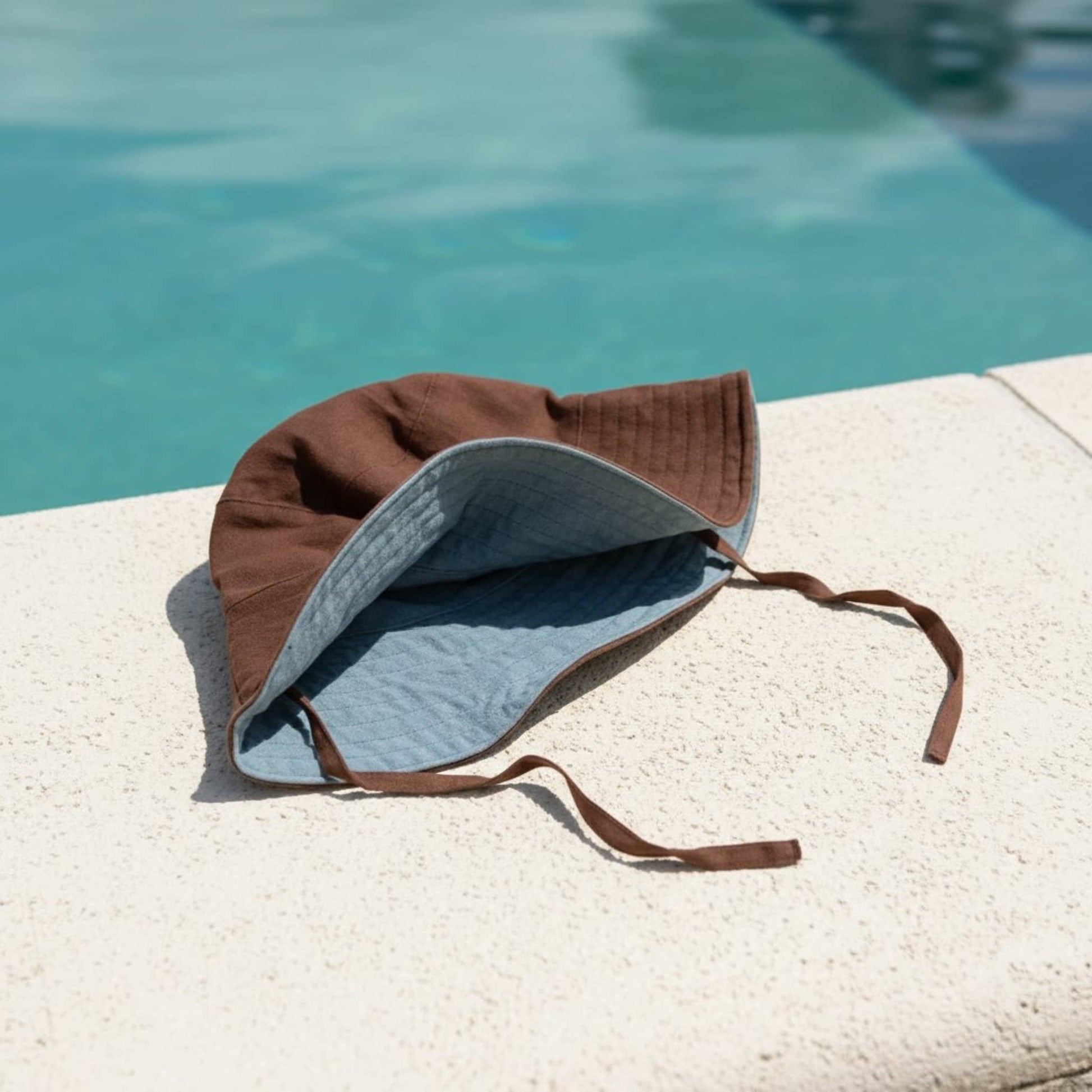 Linen Bucket Hat, Baby Sun Hat