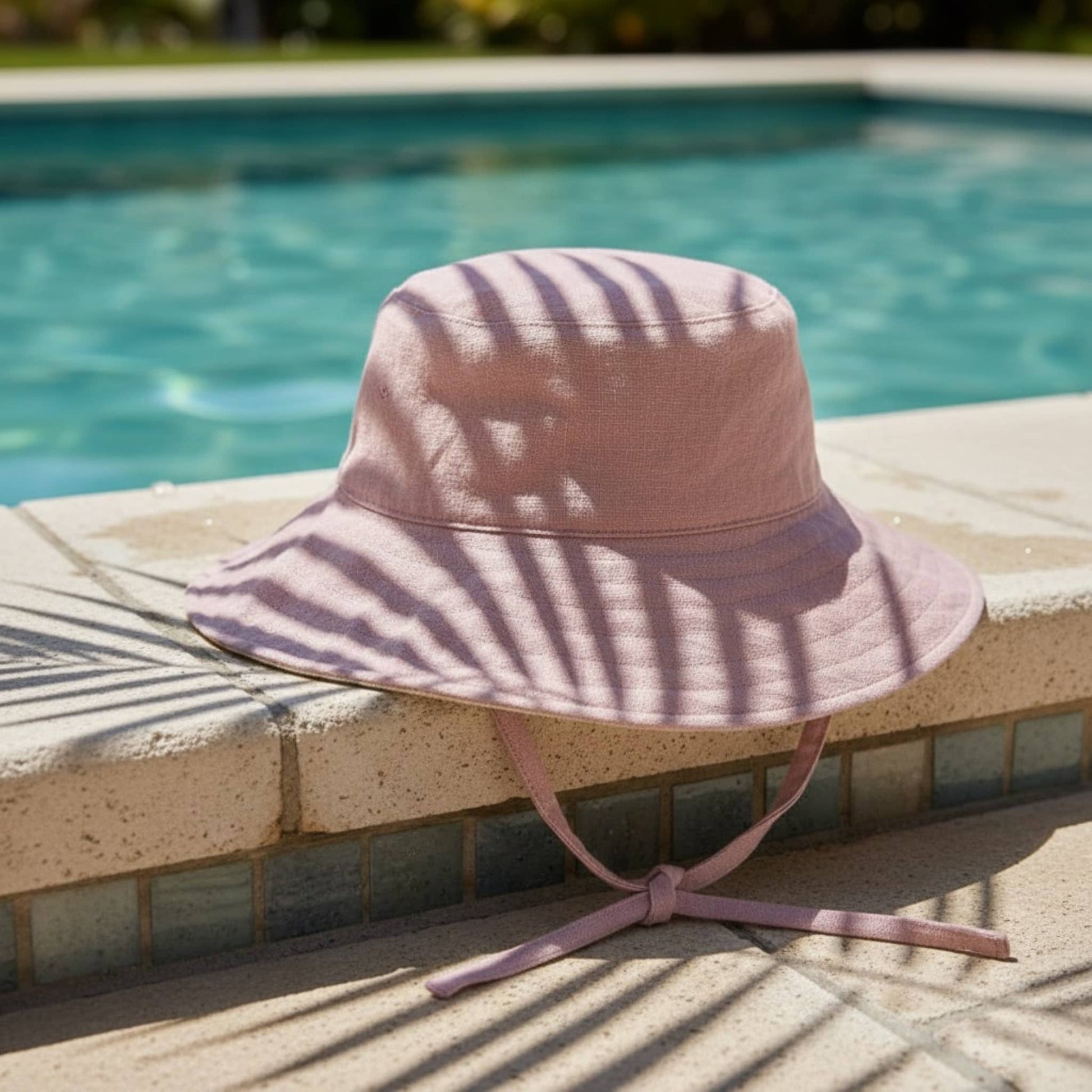 Linen Bucket Hat, Baby Sun Hat