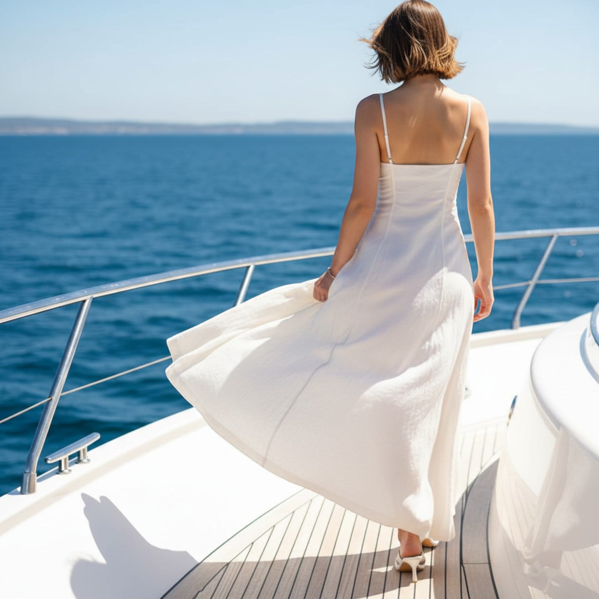 Linen Cami Maxi Dress, Summer Linen Dress