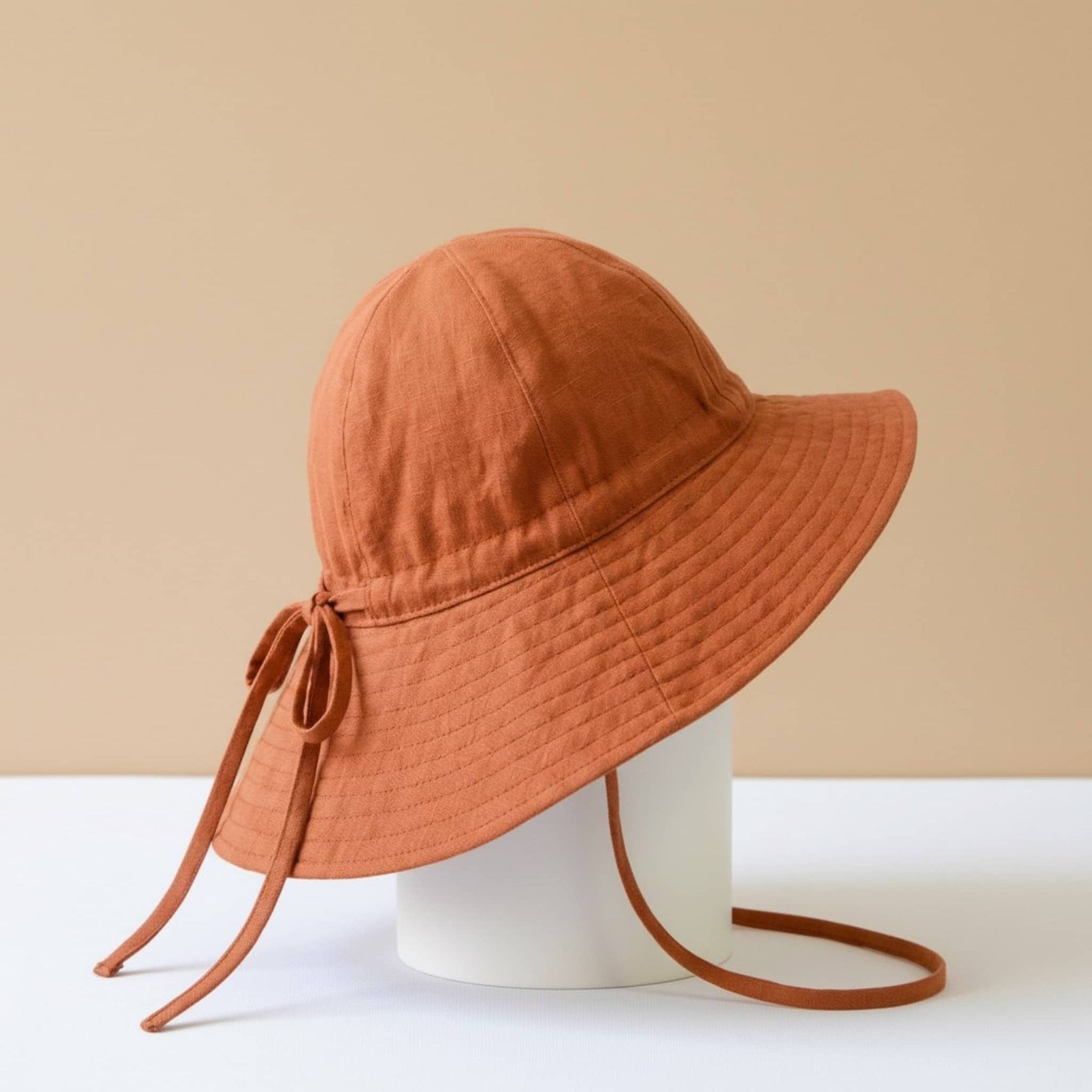 Linen Floppy Hat, Baby Sun Hats