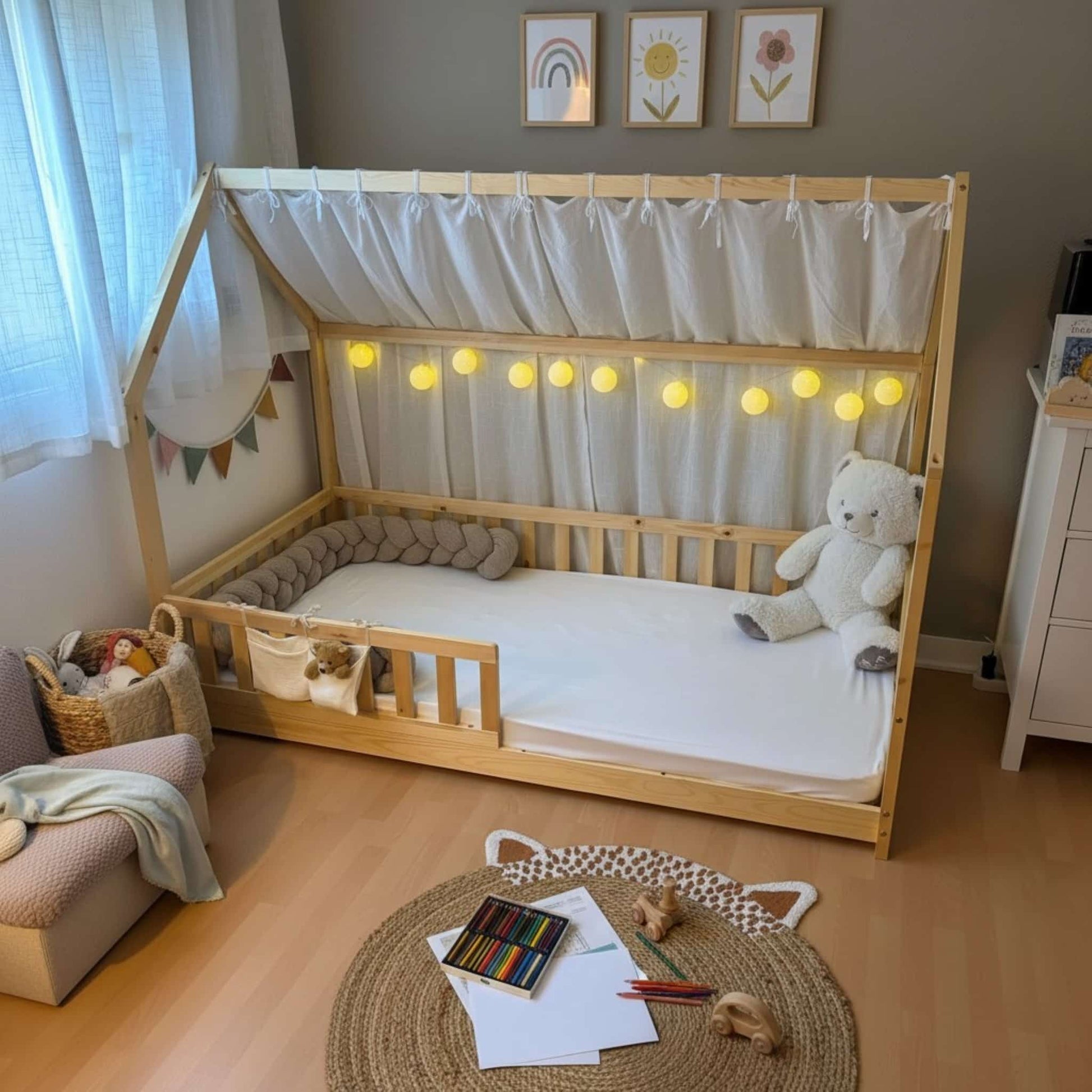 Linen House Bed Canopy, Curtains For Canopy Bed