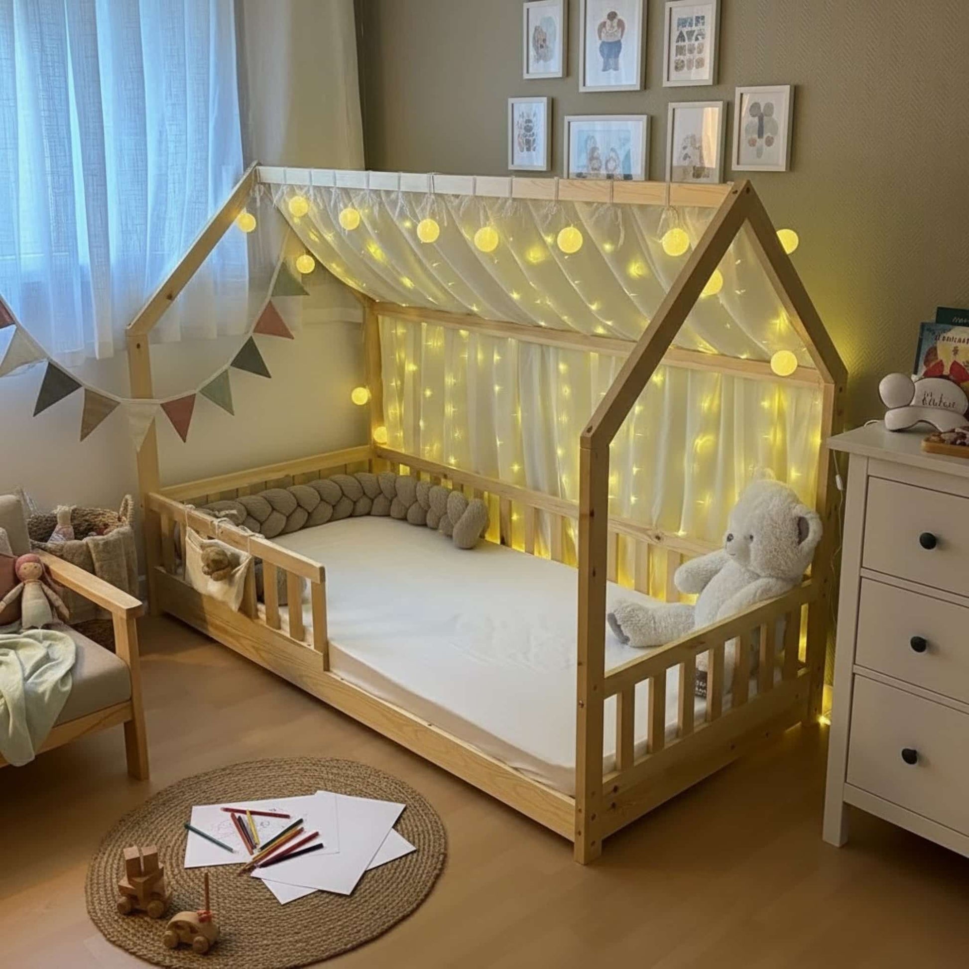 Linen House Bed Canopy, Curtains For Canopy Bed