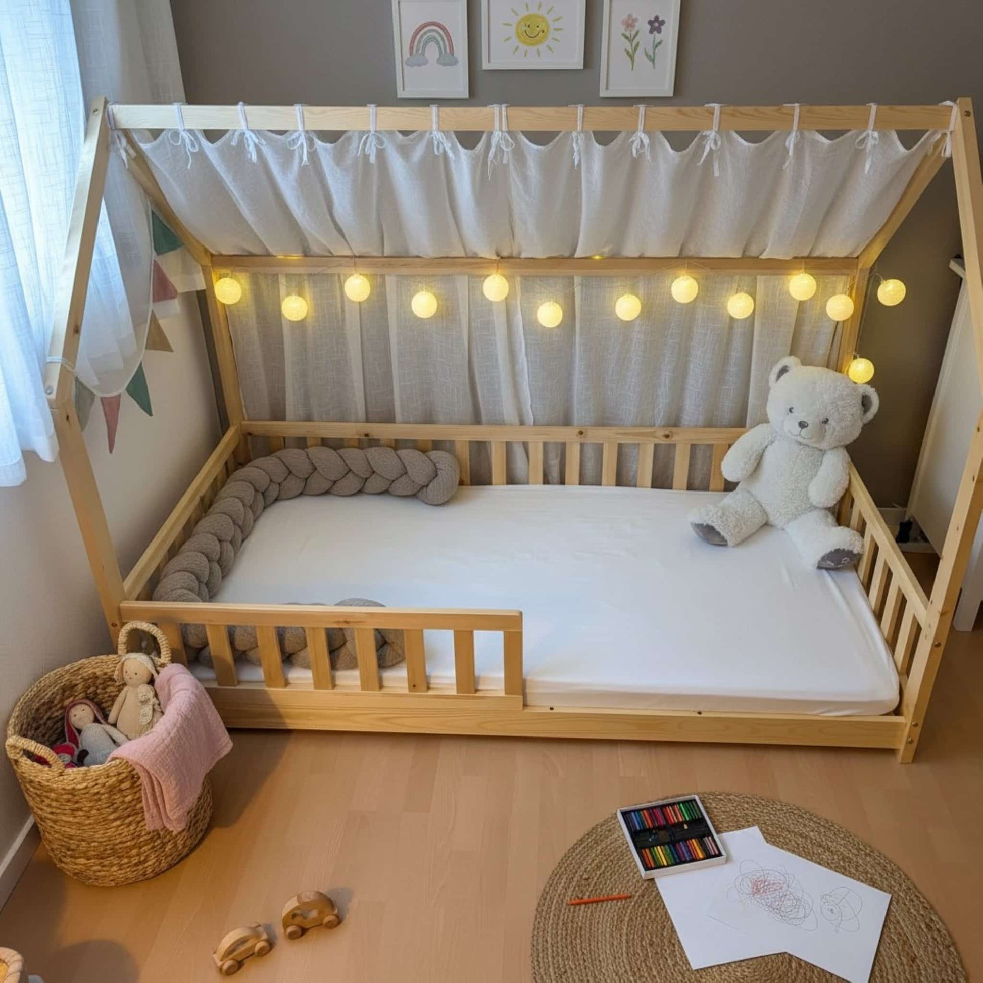 Linen House Bed Canopy, Curtains For Canopy Bed