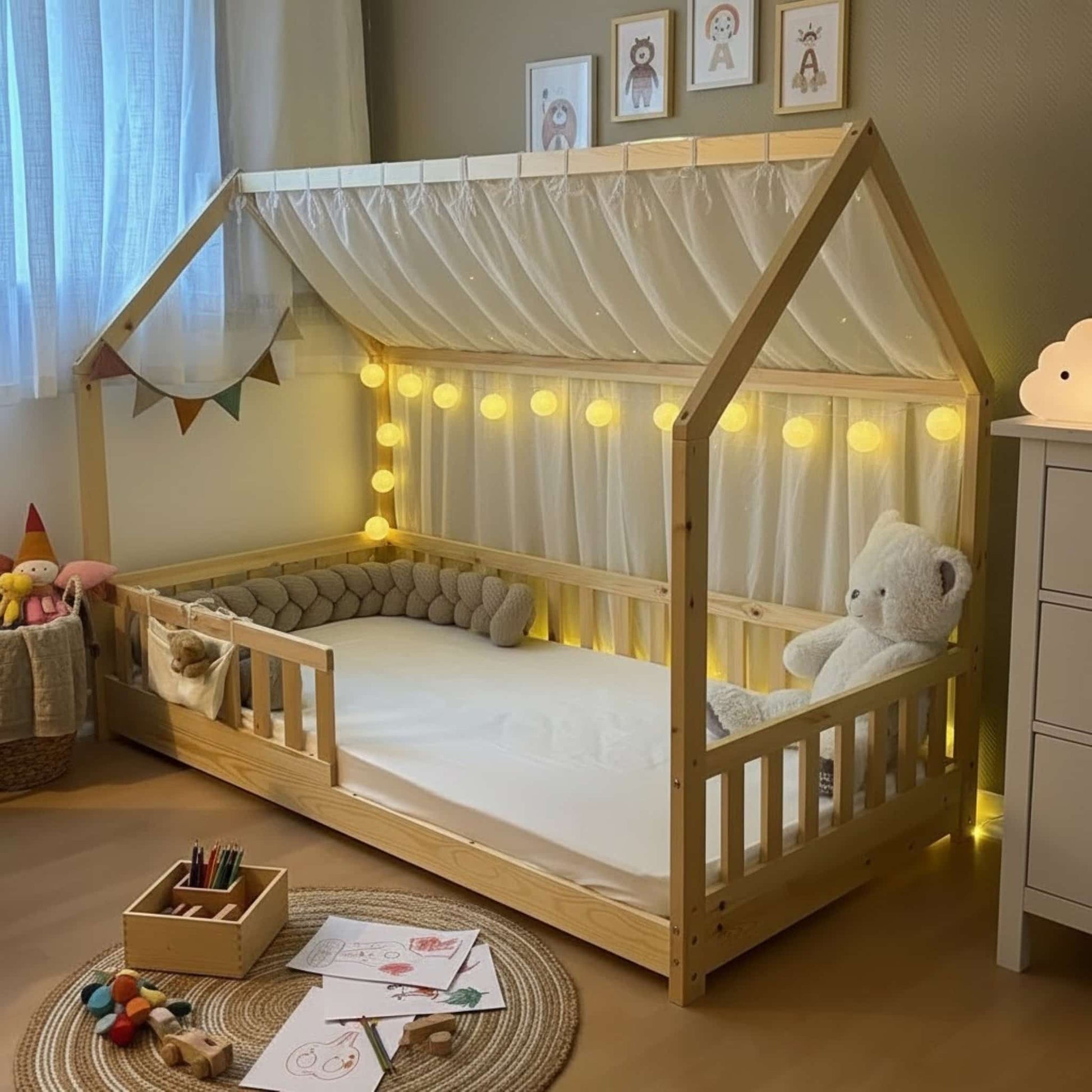 Linen House Bed Canopy, Curtains For Canopy Bed