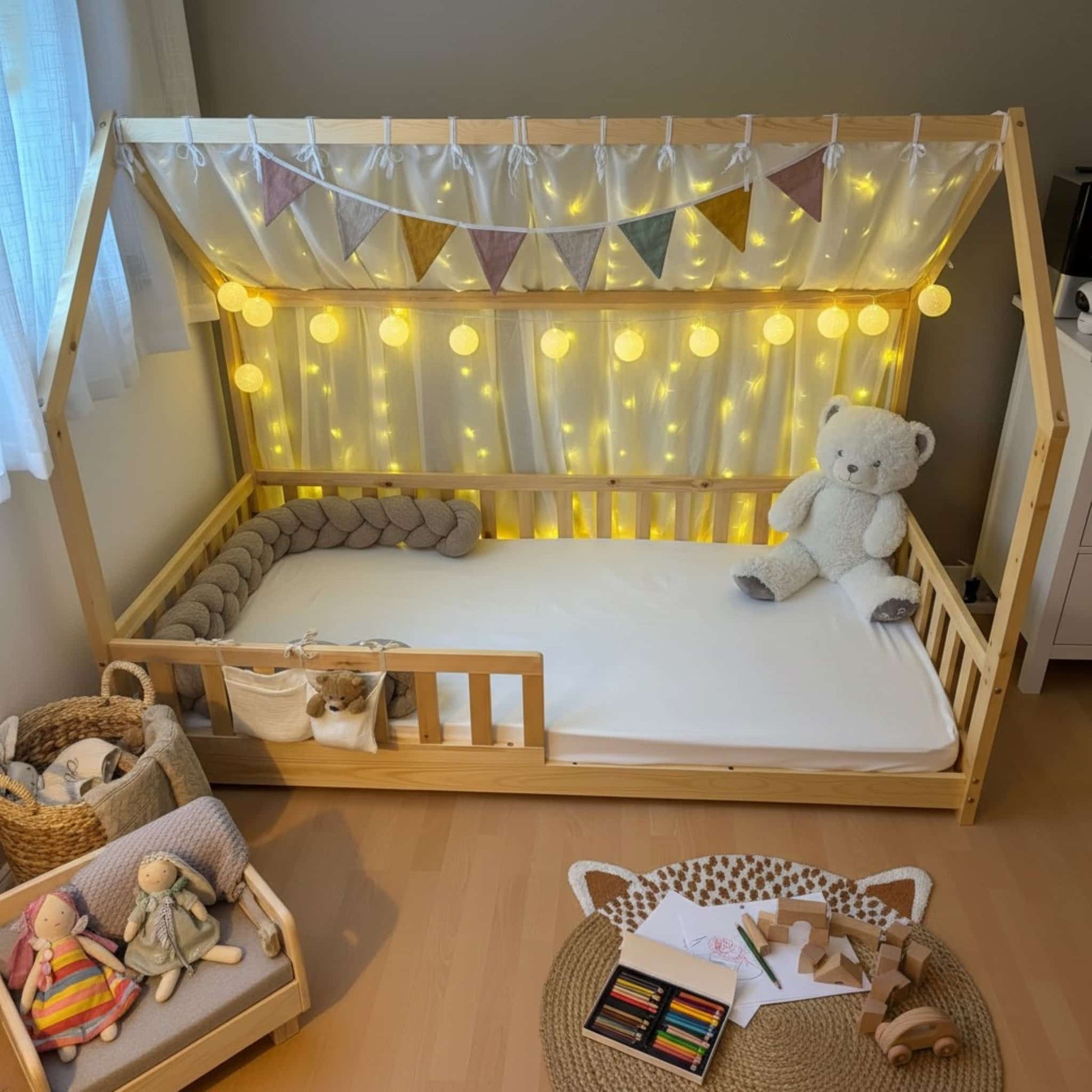 Linen House Bed Canopy, Curtains For Canopy Bed