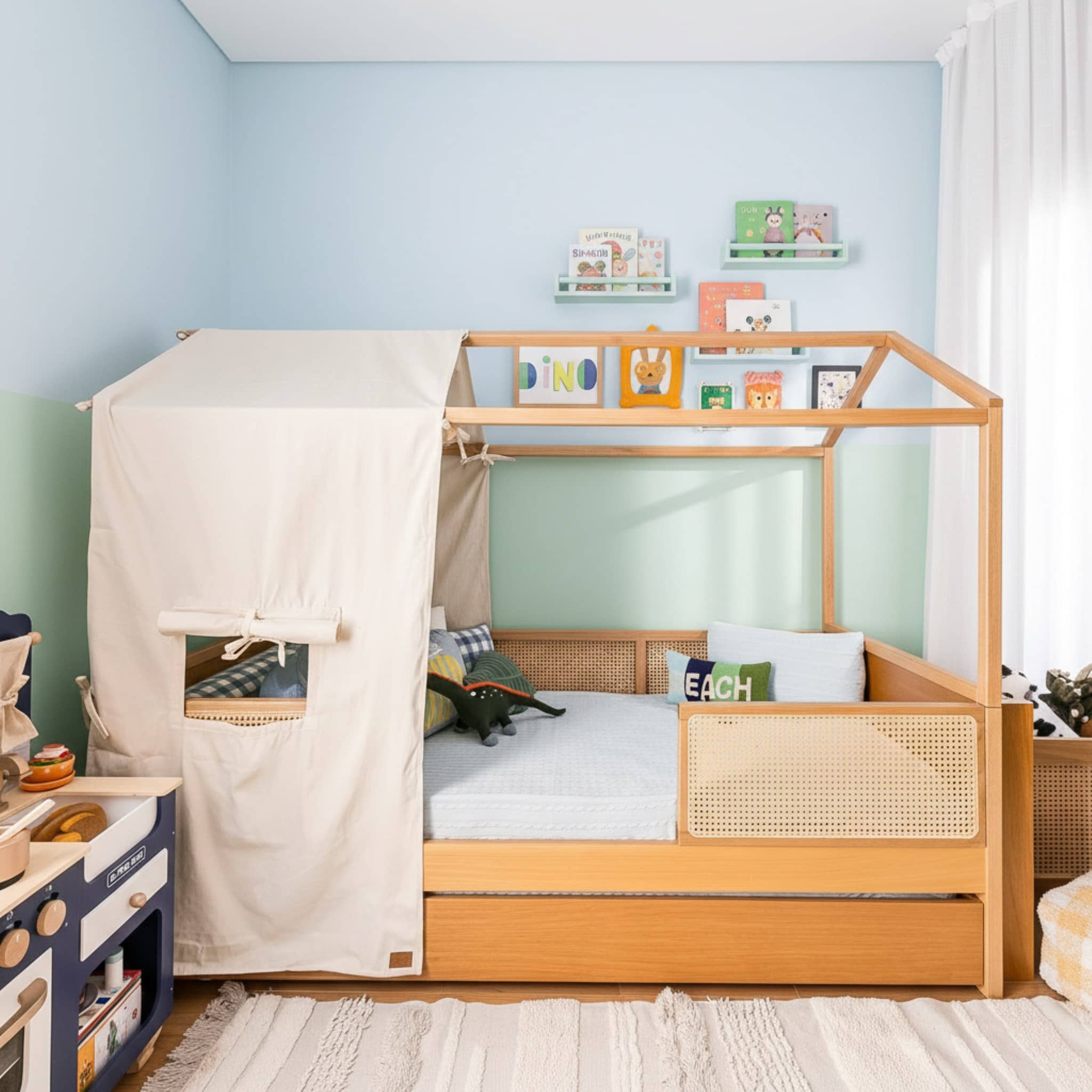 Linen House Bed Canopy, Linen Canopy Bed