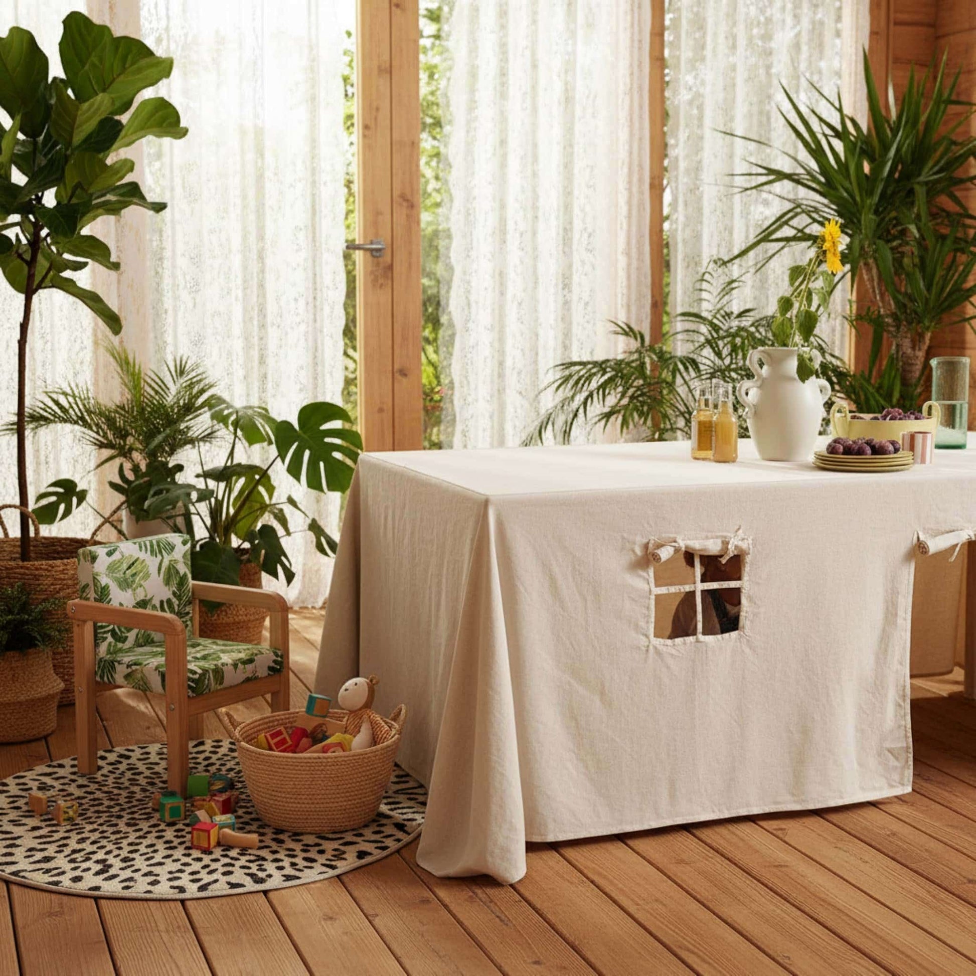 Linen House Tablecloth, Table Cover Playhouse