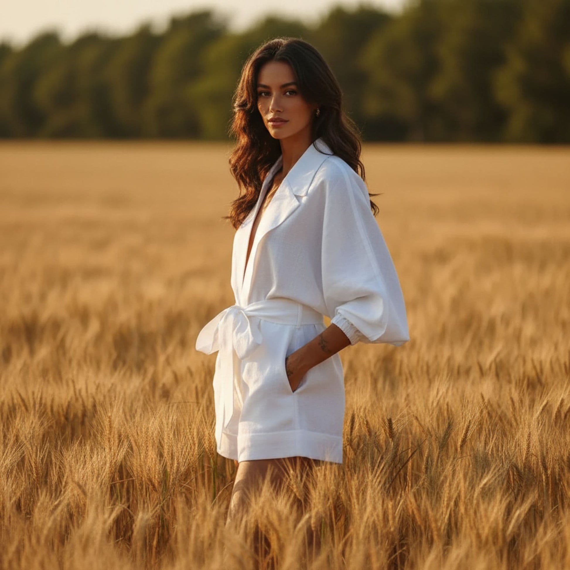 Linen Jumpsuit Women, Short Linen Jumpsuit