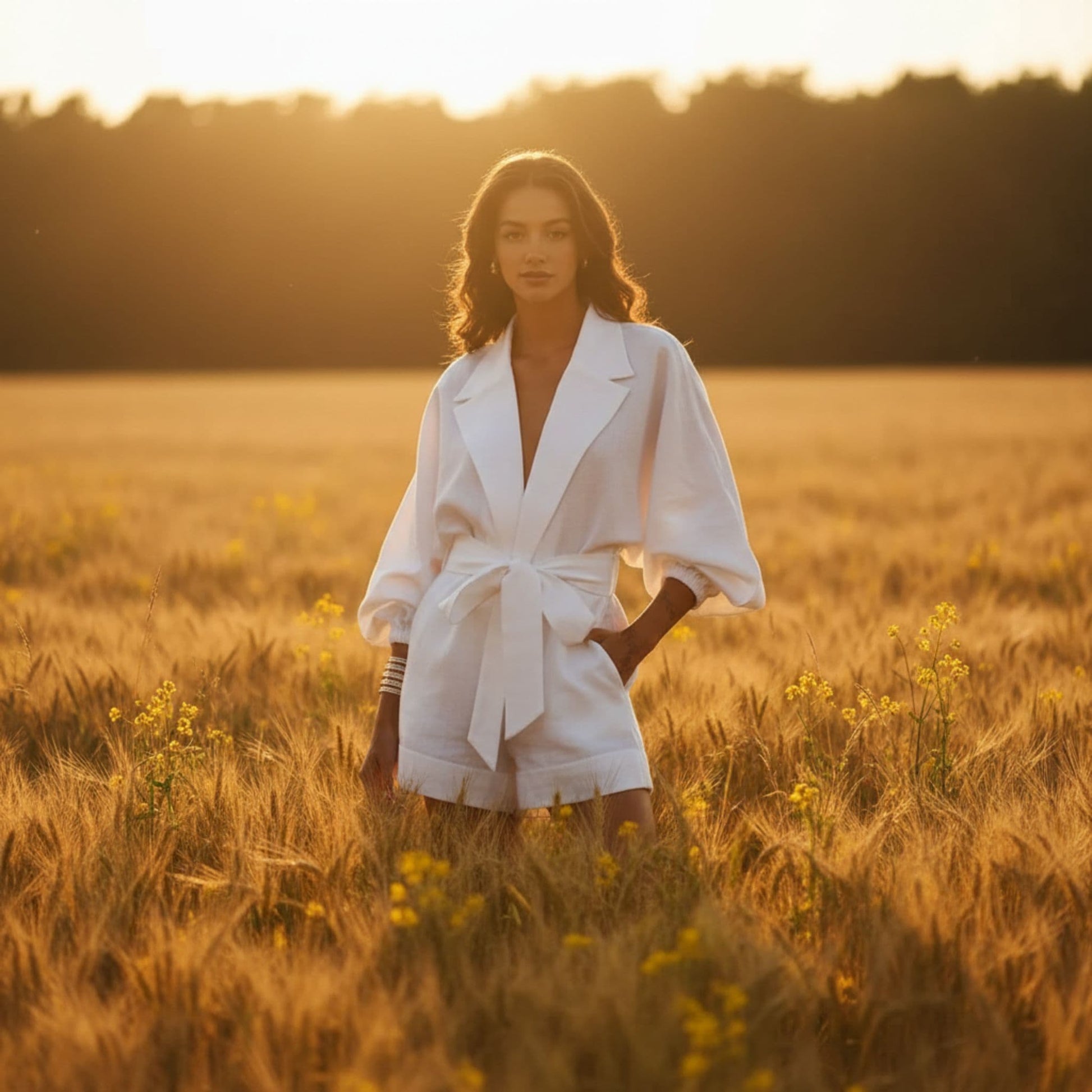 Linen Jumpsuit Women, Short Linen Jumpsuit