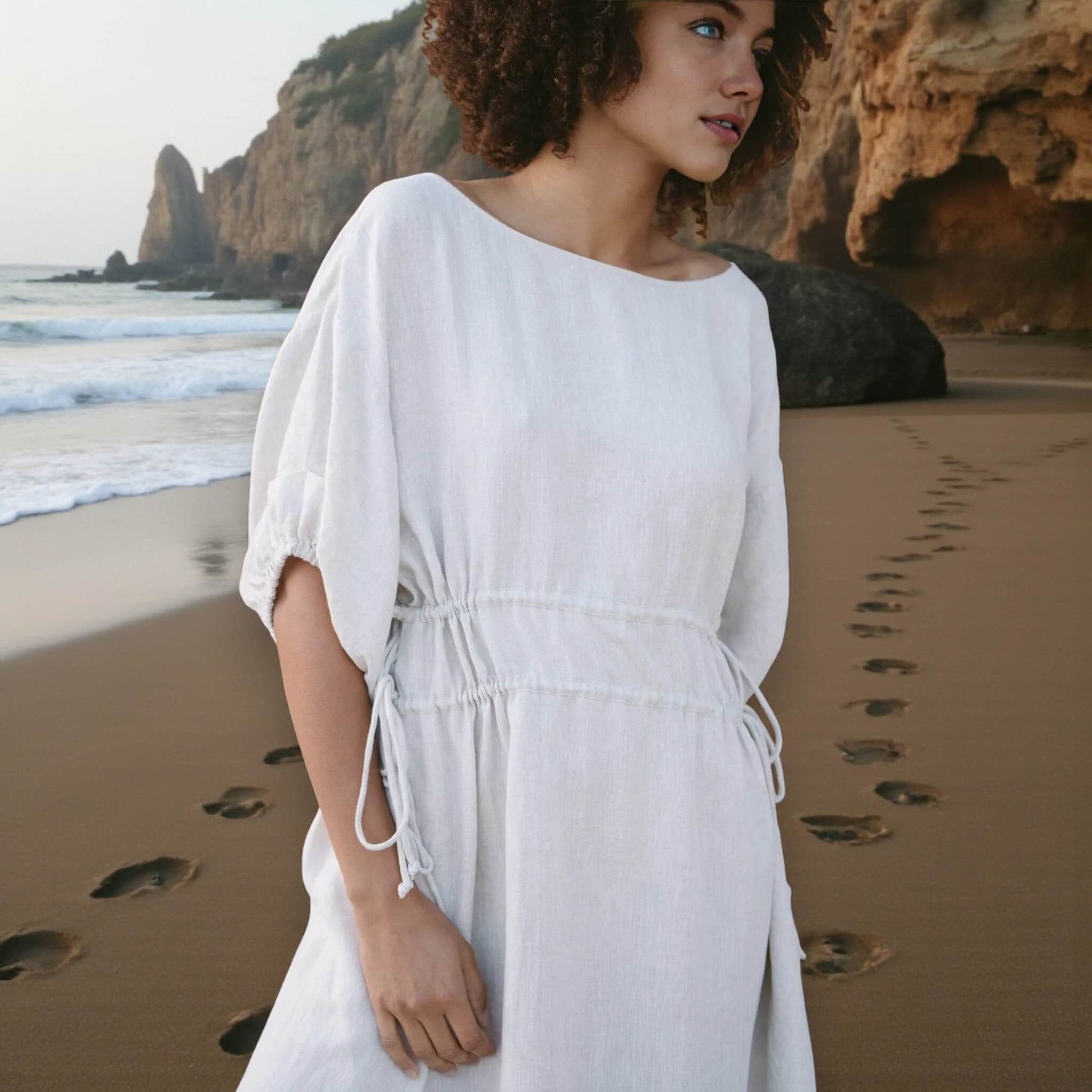 Linen Maxi Dress, Summer Maxi Dress