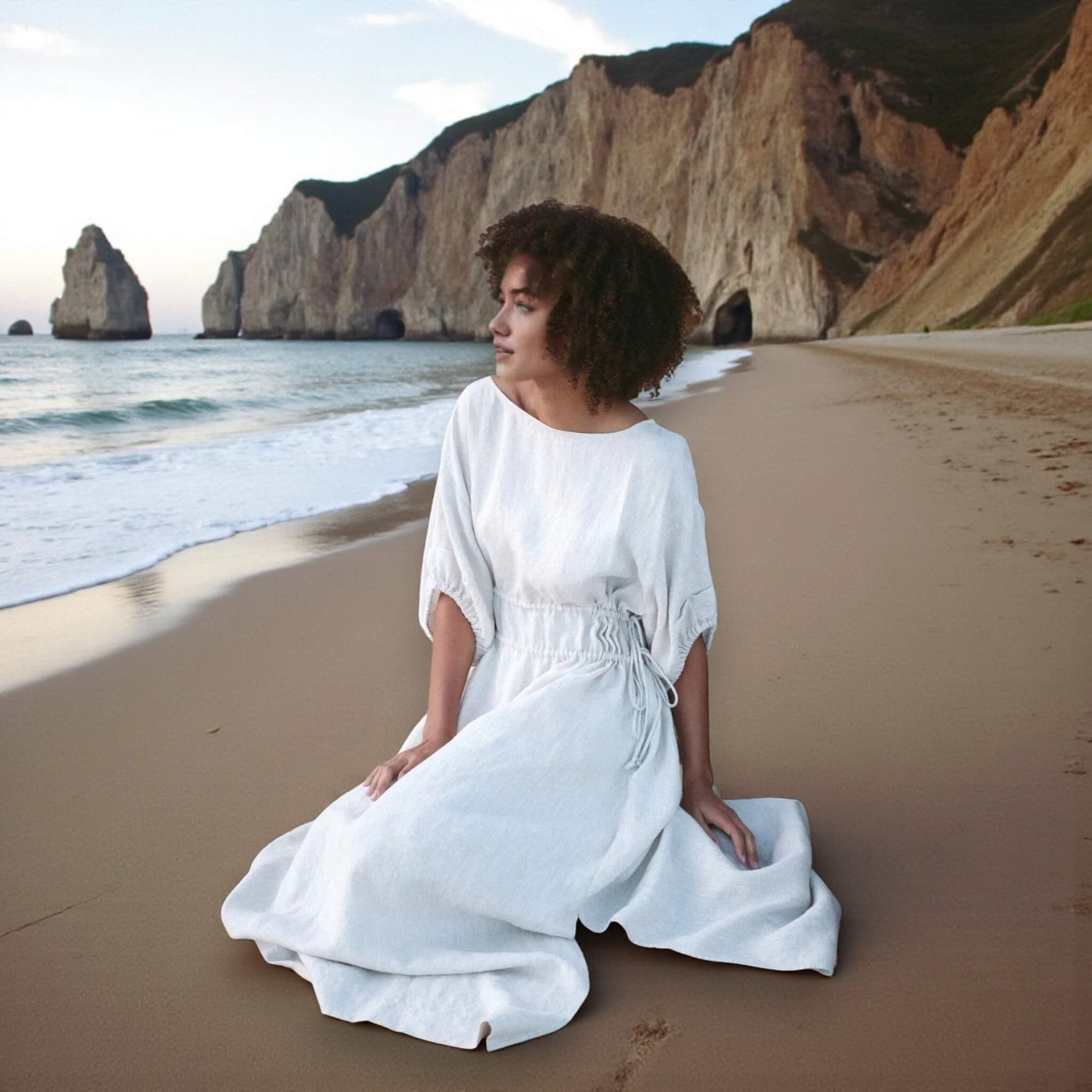 Linen Maxi Dress, Summer Maxi Dress