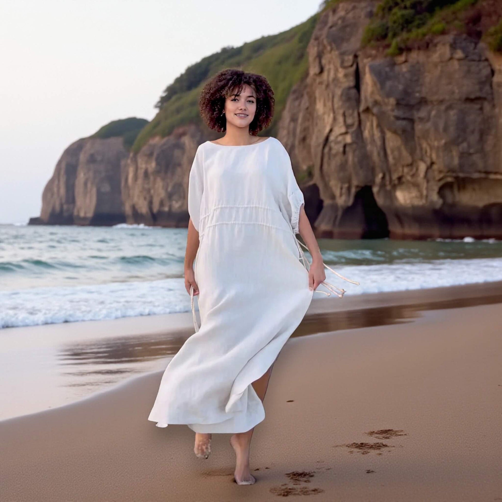 Linen Maxi Dress, Summer Maxi Dress