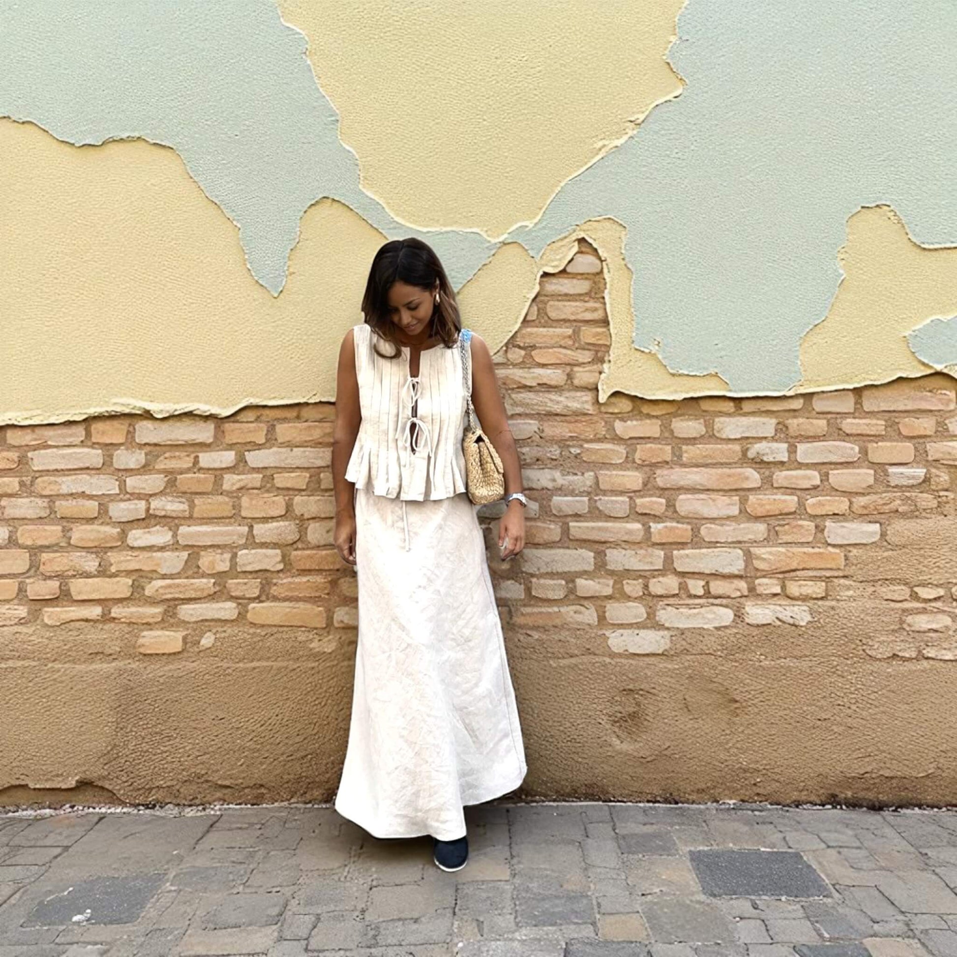 Linen Maxi Skirt, A-Line Maxi Skirt