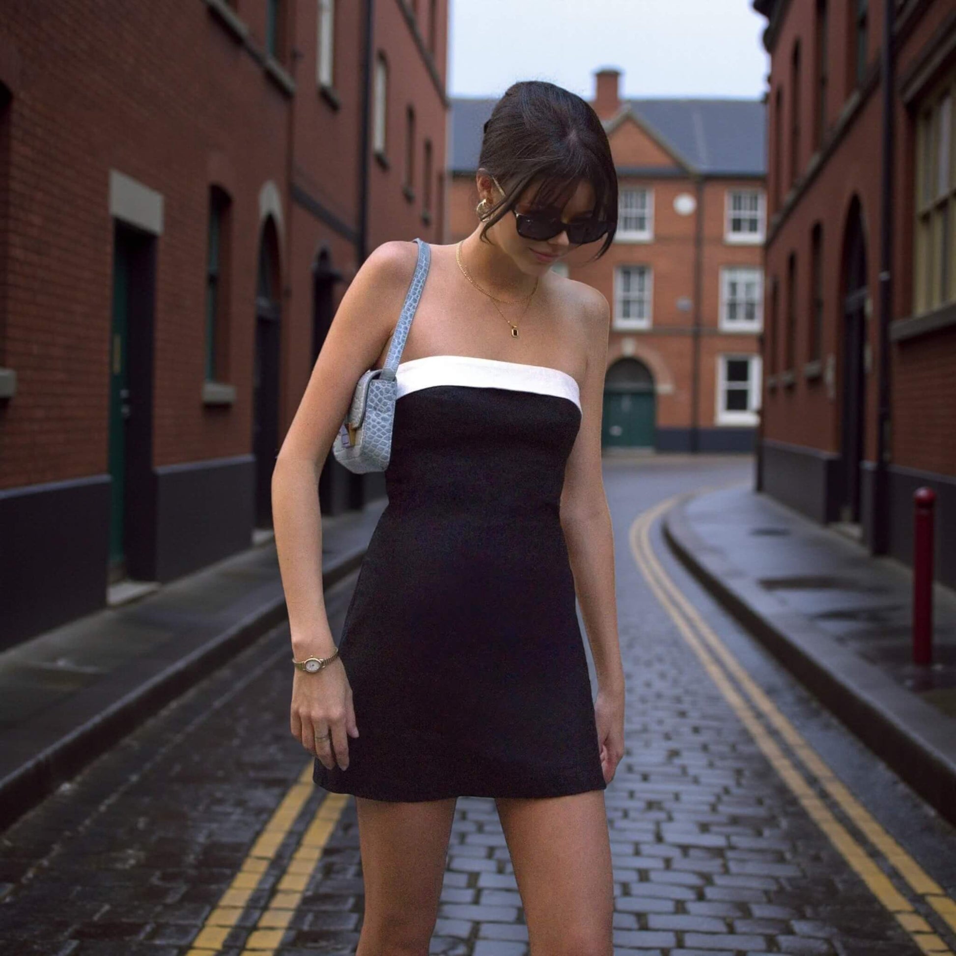 Linen Mini Dress, Strapless Mini Dress