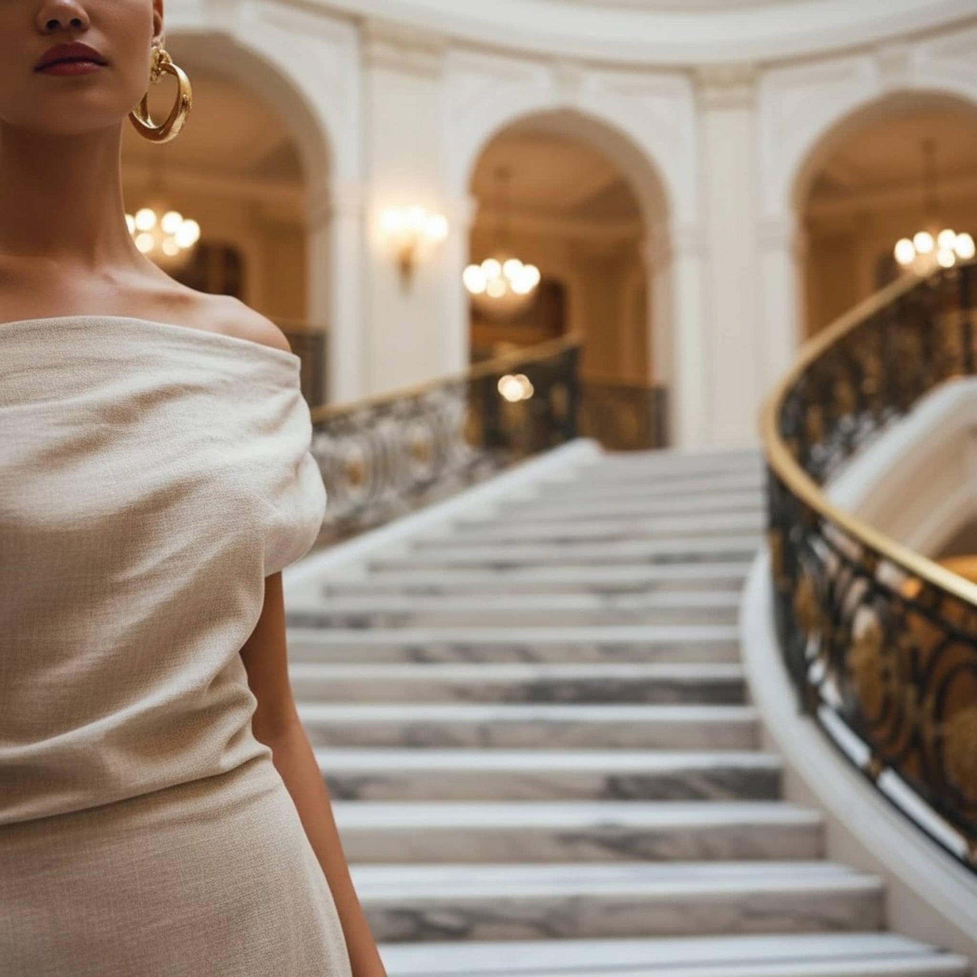 Linen Off Shoulder Dress, One Shoulder Linen Maxi Dress