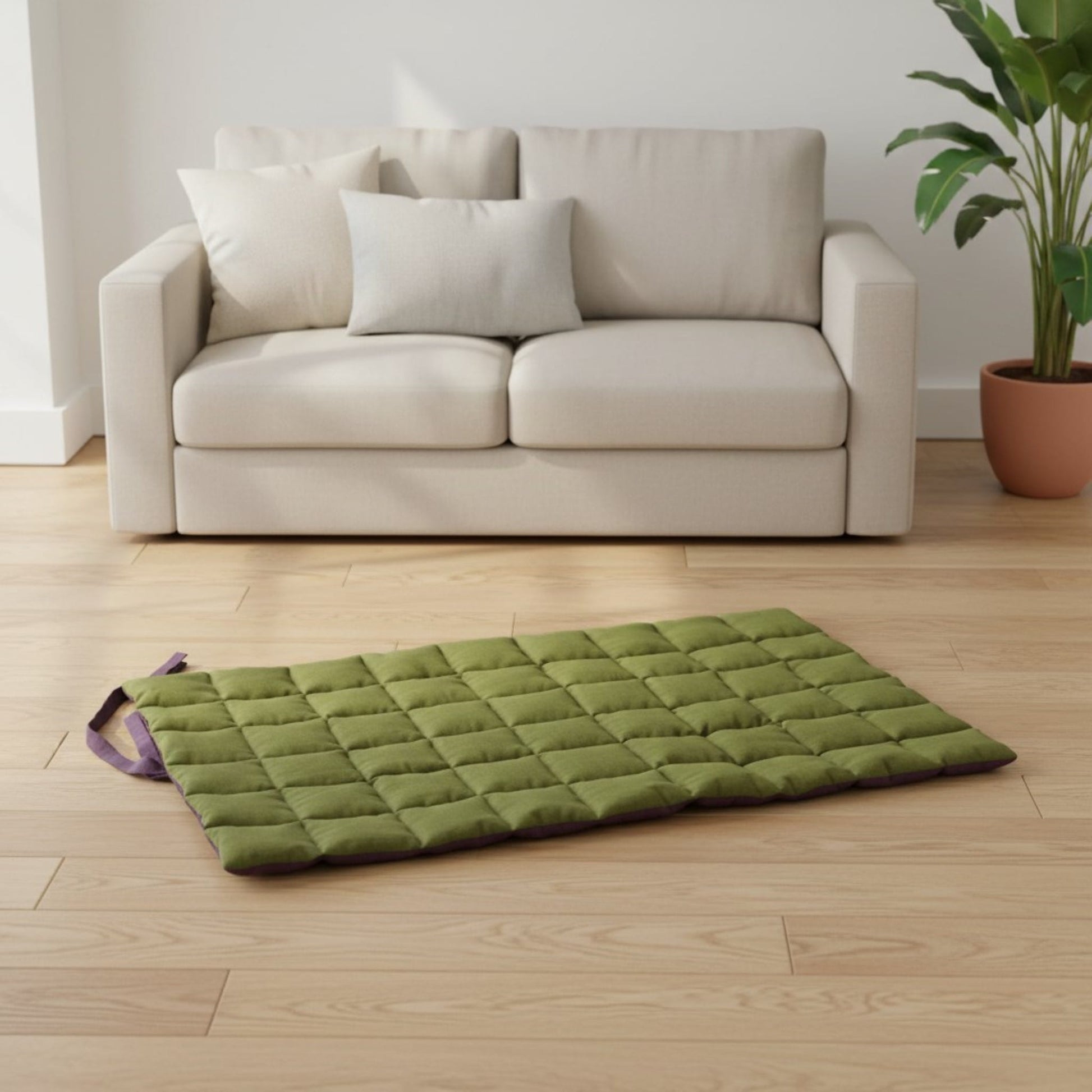 Linen Pet Mat, Two Sided Dog Mat