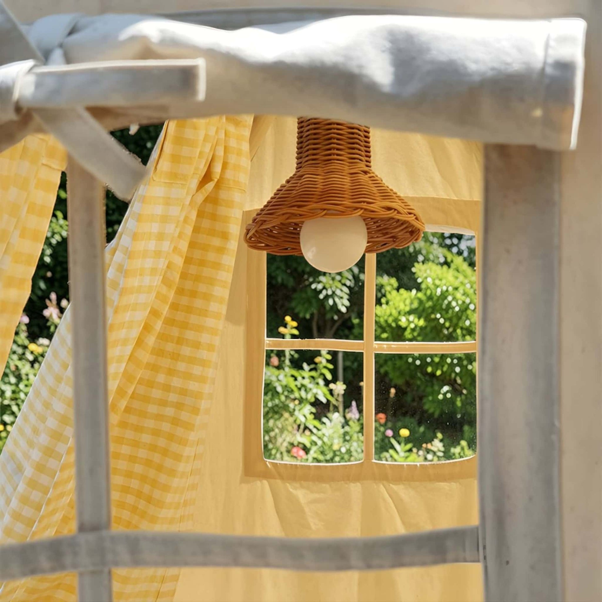 Linen Play Tent Cover, Kids Teepee Cover