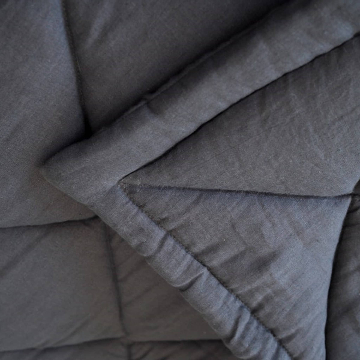 Linen Quilted Play Mat, Square Baby Play Mat