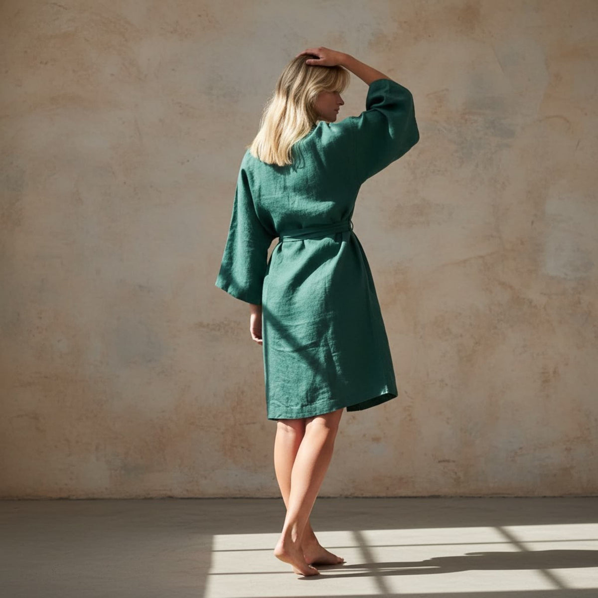 Linen Robe Womens, Linen Kimono Robe