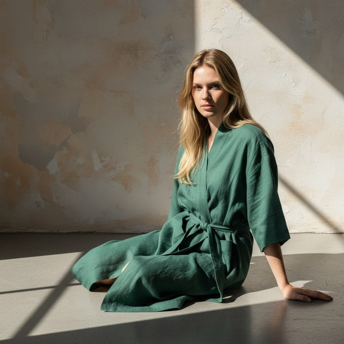 Linen Robe Womens, Linen Kimono Robe