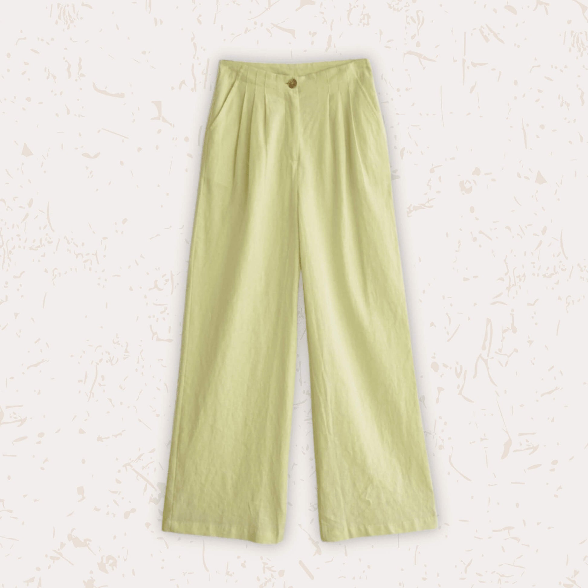 Linen Set Women, Linen Wrap Top And Wide Leg Pants Set