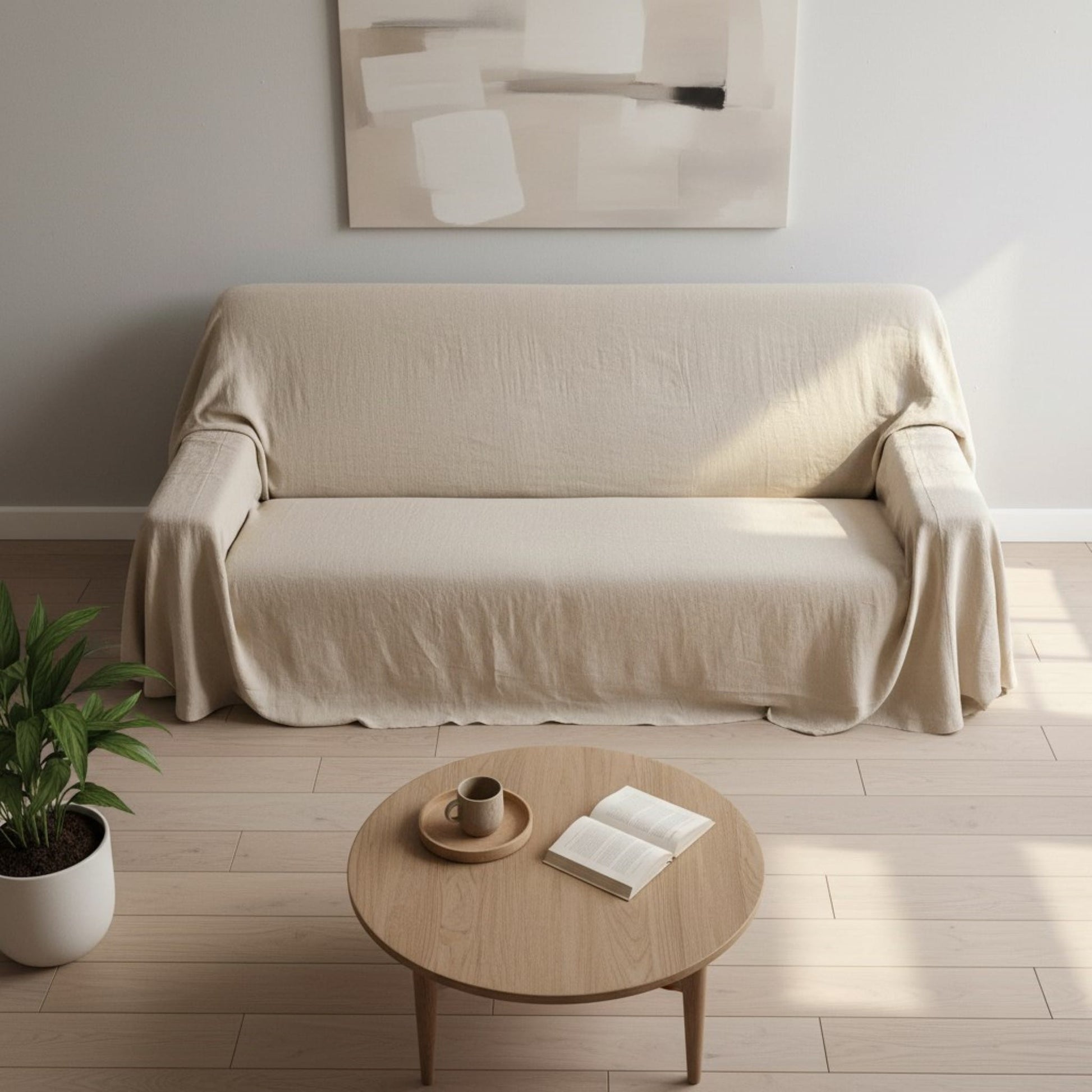 Linen Slipcover Sofa, Linen Couch Covers Sofa