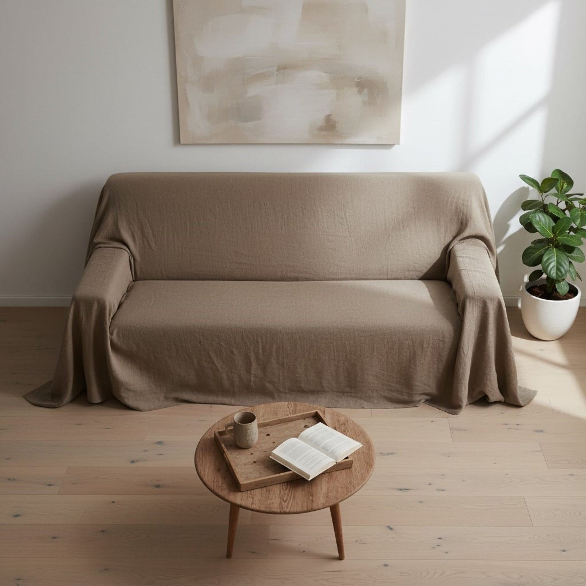 Linen Slipcover Sofa, Linen Couch Covers Sofa