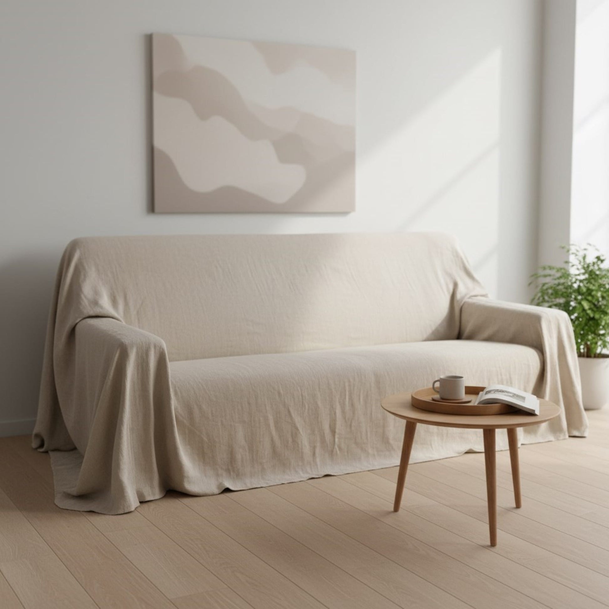 Linen Slipcover Sofa, Linen Couch Covers Sofa