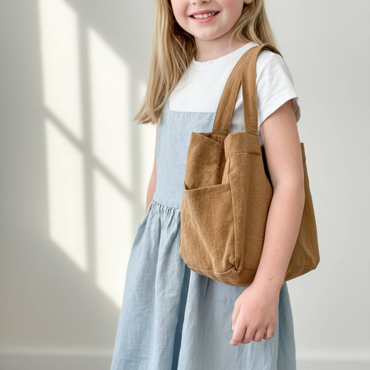 Linen Tote Bag For Kids, Kids Tote Bags