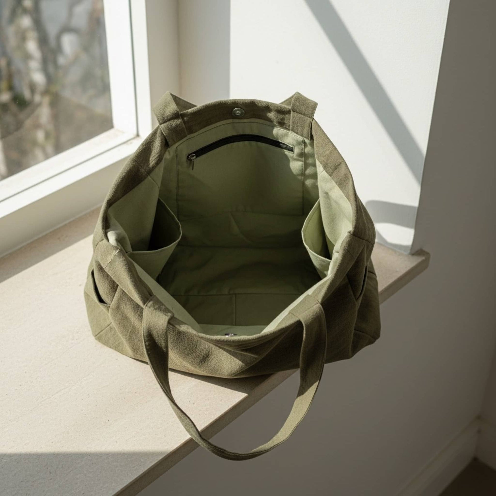 Linen Tote Bag, Linen Beach Bag